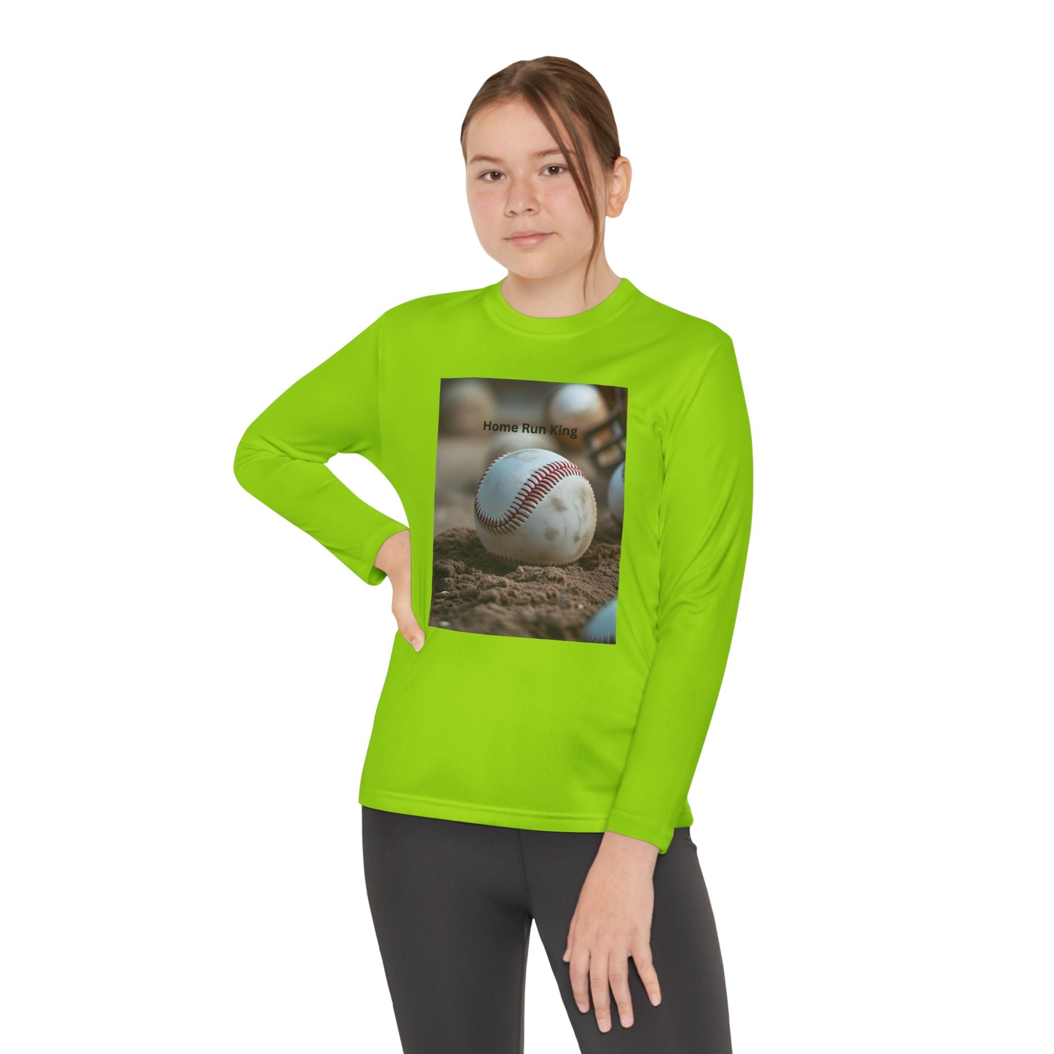 Baseball Youth Long Sleeve Shirt, Kids Sports Tee, Team Fundraiser, Athletic Wear, Birthday Gift, Gifts for Young Players