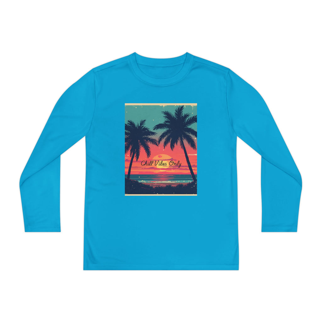 Tropical Sunset Youth Long Sleeve Competitor Tee
