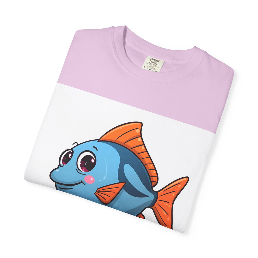 Here Fishy Fishy Fishy Unisex Garment-Dyed T-shirt