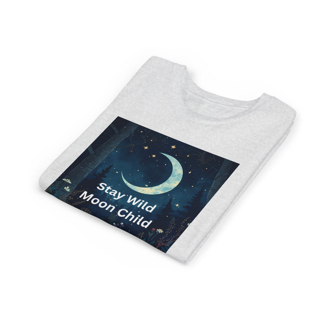 Stay Wild Moon Child Youth Tee - Adventure Tee, Nature Inspired Shirt, Cute Kids Clothing, Gift for Young Explorers, Eco-Friendly Tee