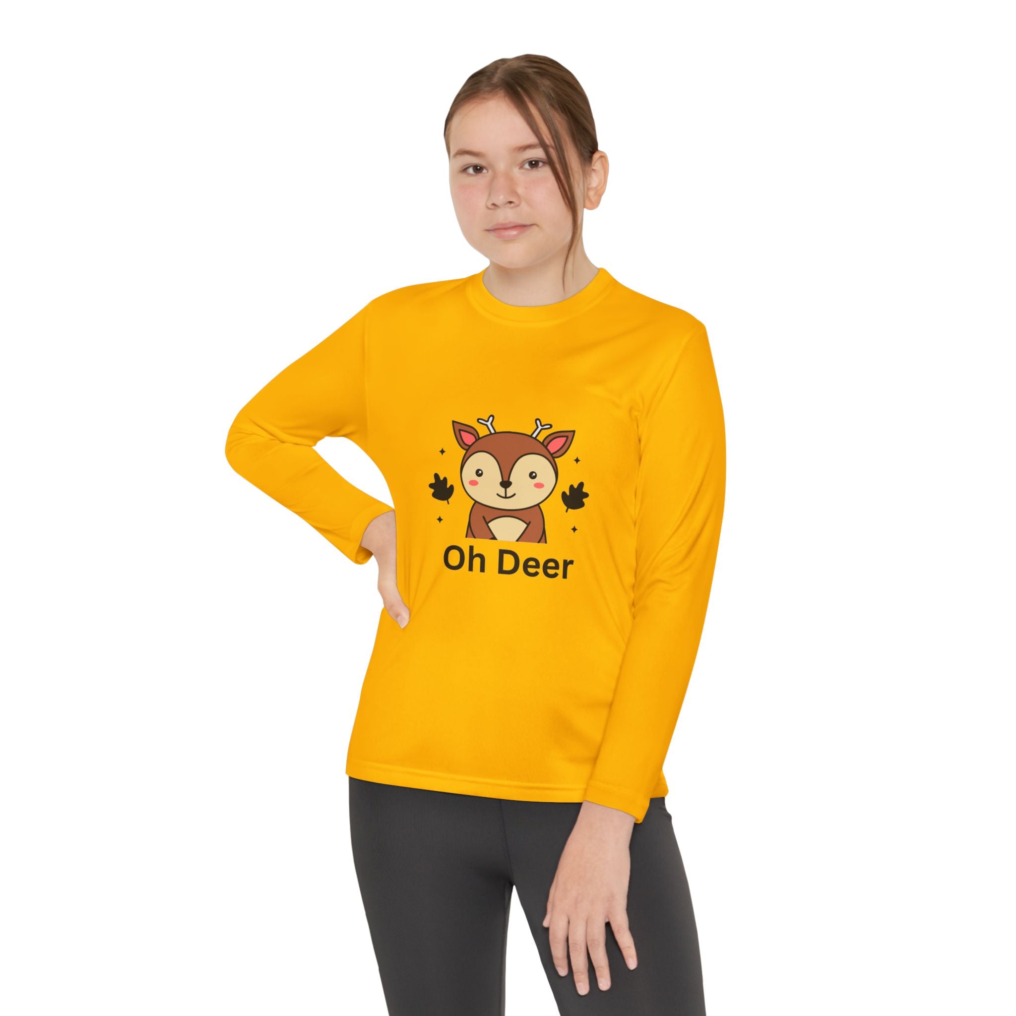 Oh Deer Youth Long Sleeve Competitor Tee