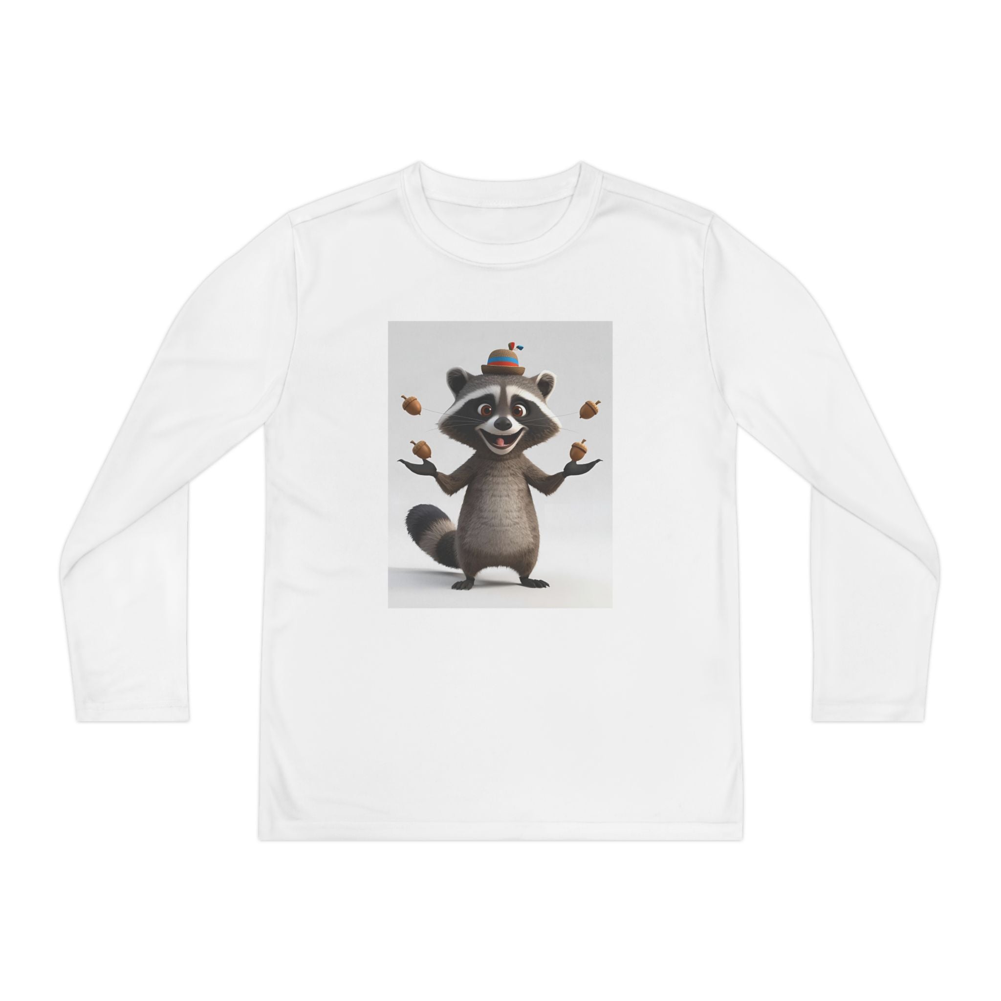 Raccoon Youth Long Sleeve Competitor Tee