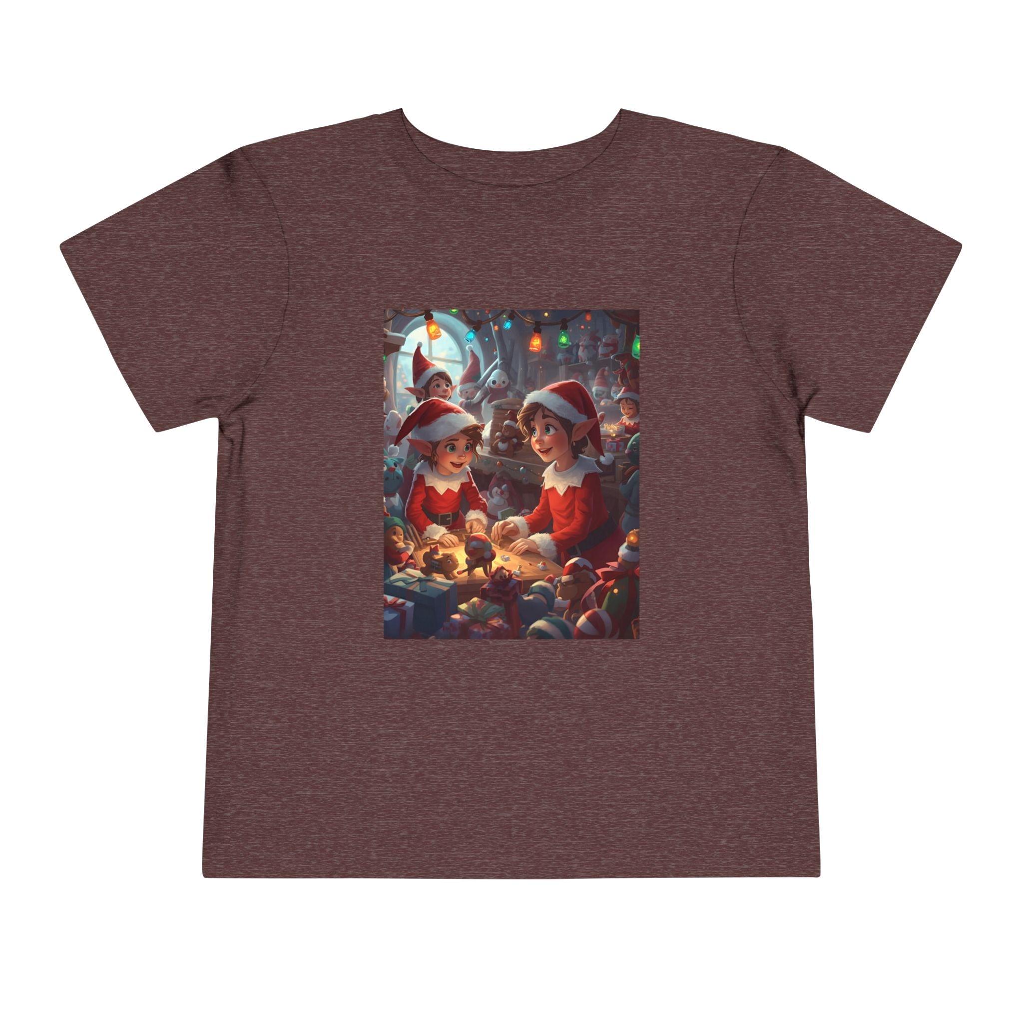 Christmas Toddler Tee, Cute Holiday Shirt, Elf Design, Kids Christmas Outfit, Fun Xmas Gift, Toddler Apparel
