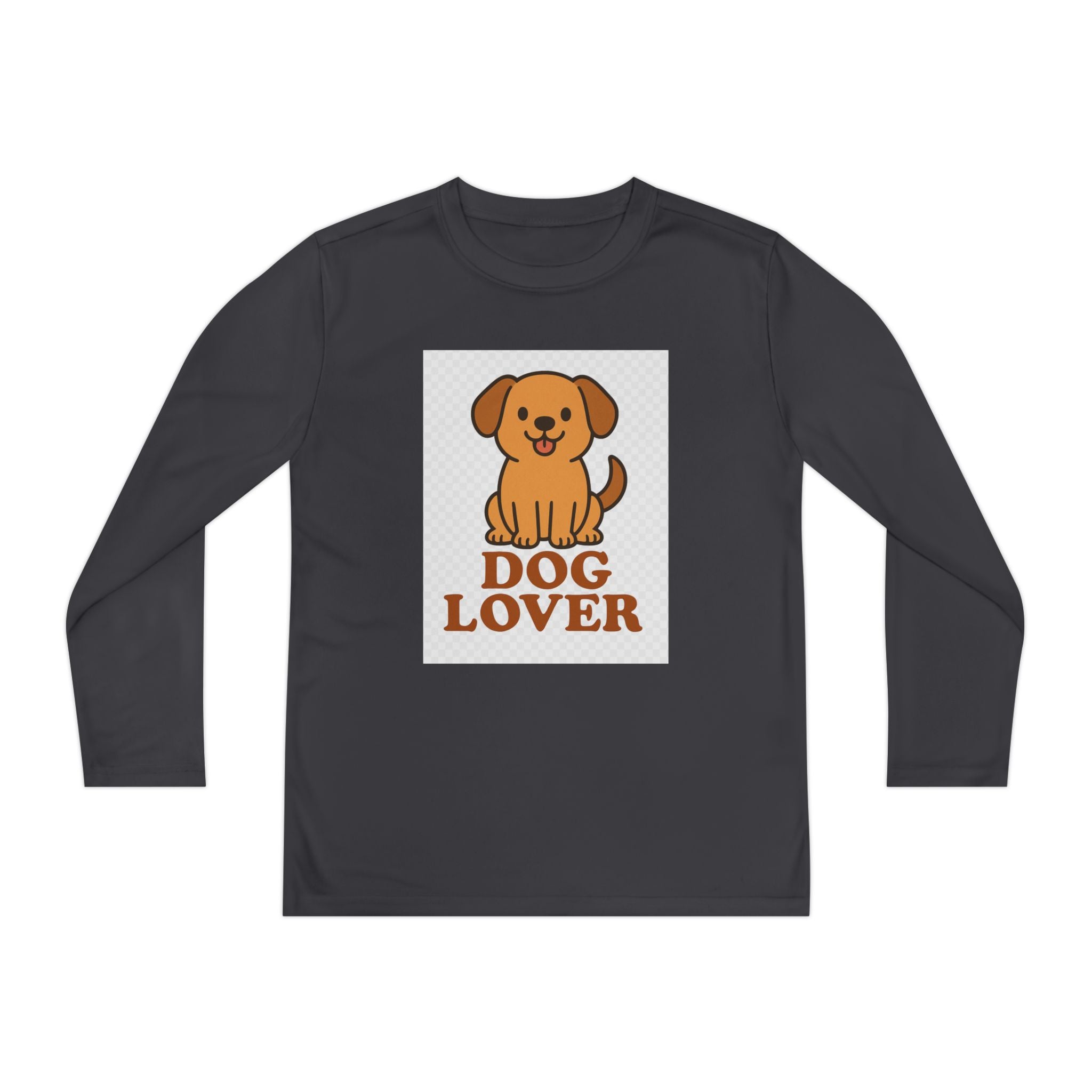 Dog Lover Youth Long Sleeve Competitor Tee