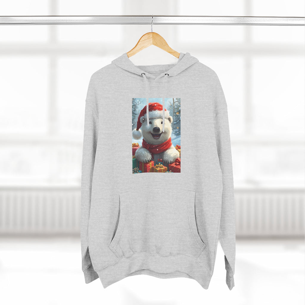 Cozy Winter Hoodie, Festive Fleece Sweatshirt with Cute Holiday Design, Perfect for Christmas Gifts, Casual Winter Wear, Dog Lover Apparel