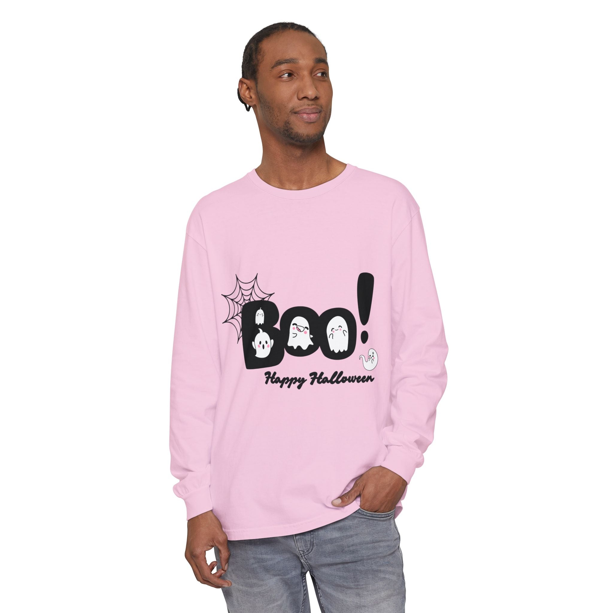 Halloween Boo Long Sleeve T-Shirt, Unisex Spooky Tee, Perfect for Fall Celebrations, Ghost Graphic Shirt, October Style Apparel, Casual [...]