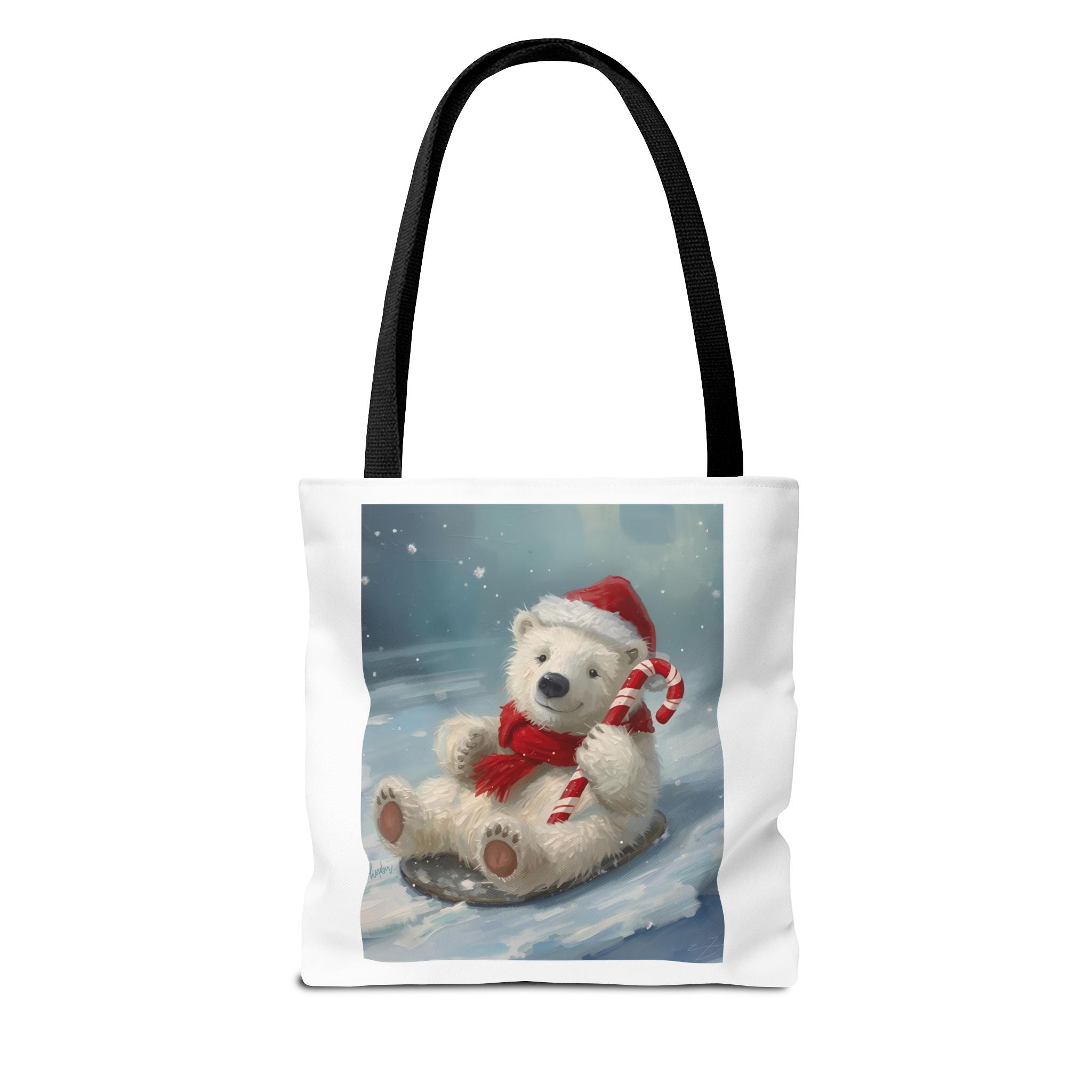 Cute Christmas Bear Tote Bag (AOP)