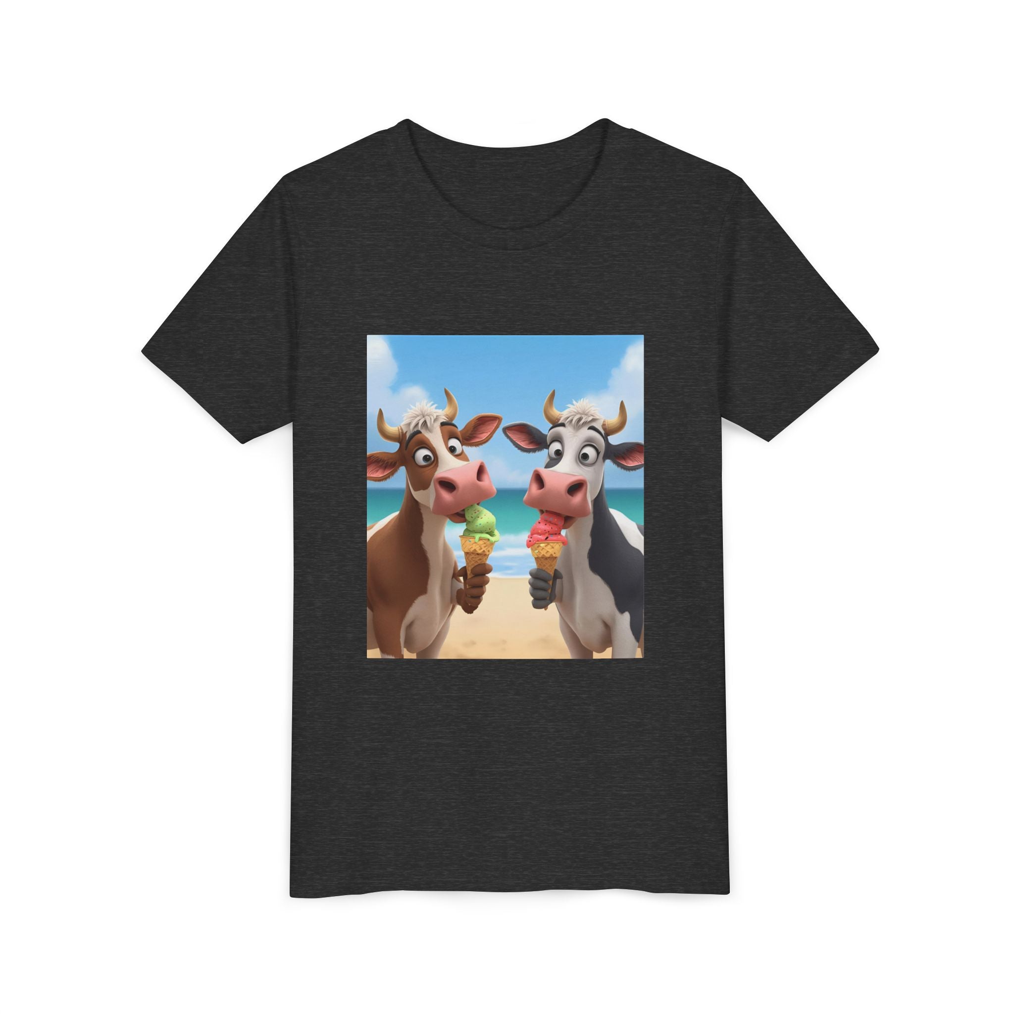 Beachy Cow Youth Short Sleeve Tee