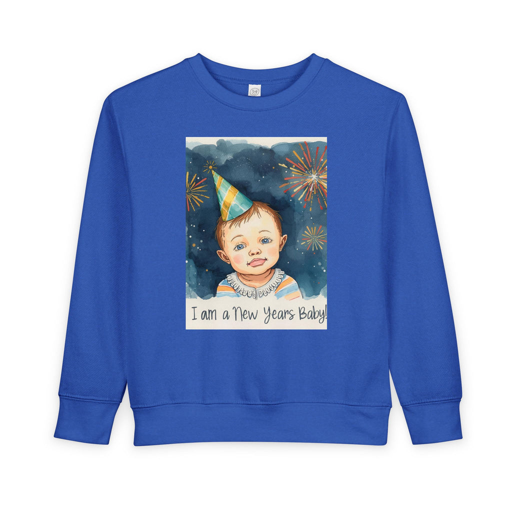 I Am A New Years Baby Toddler Sweatshirt