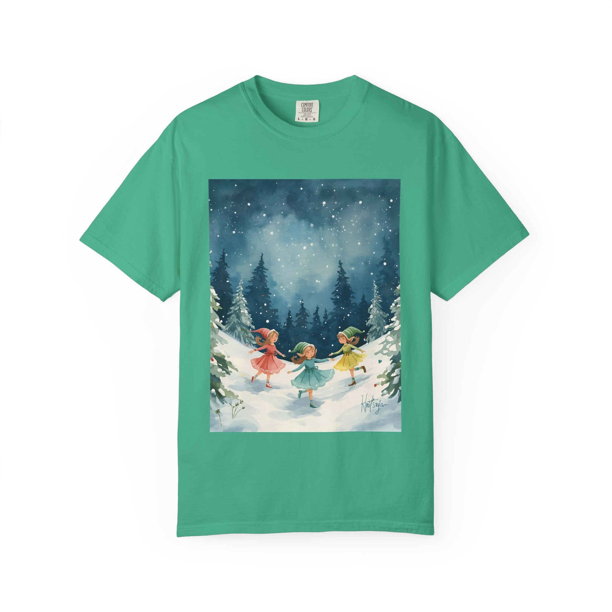 Winter Wonderland T-Shirt, Holiday Gift, Unisex Tee, Cozy Winter Apparel, Snowy Scene Shirt, Christmas Fashion
