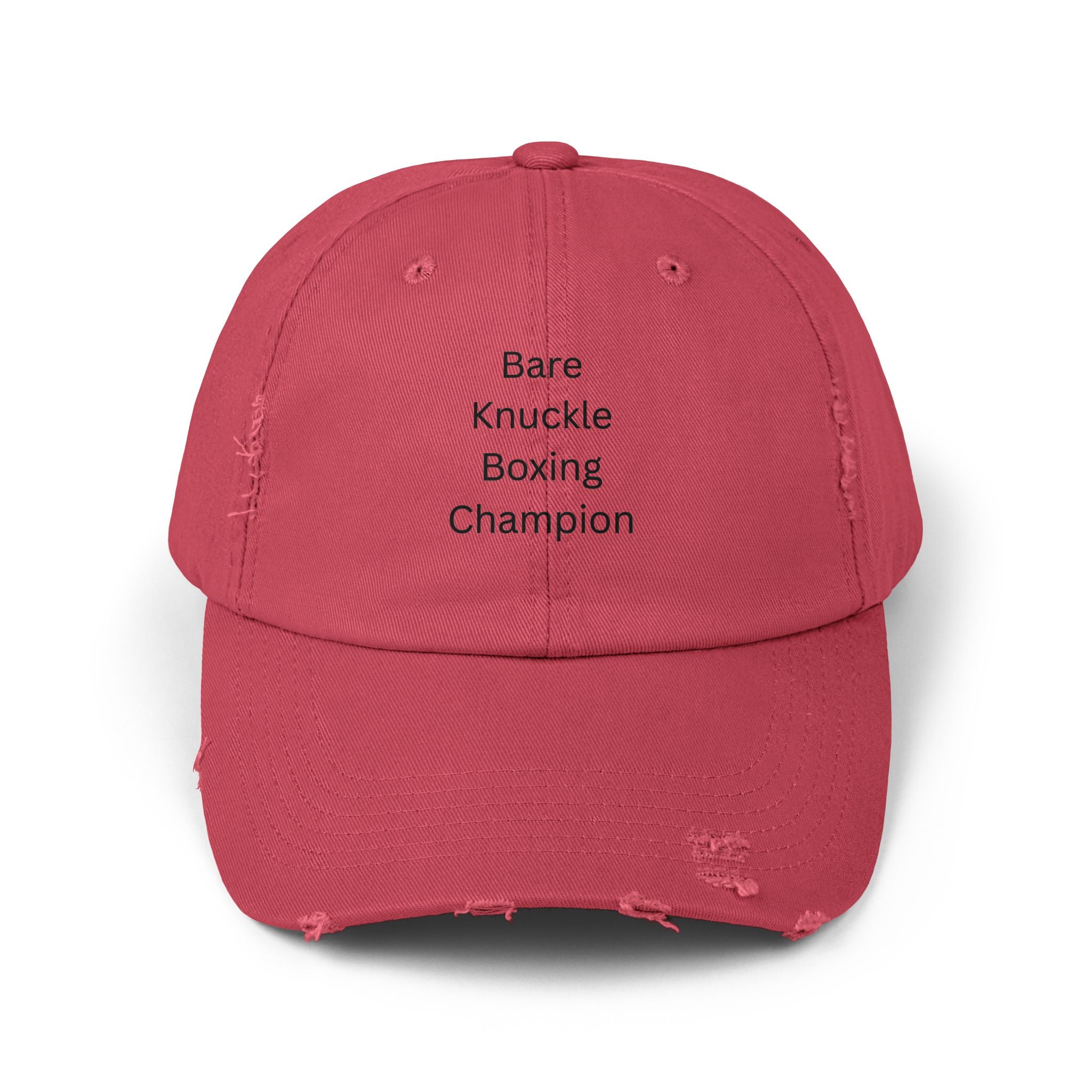 Distressed Cap for Boxing Enthusiasts, Adjustable Hat, Casual Wear, Sports Gift, Vintage Style, Unisex Headwear