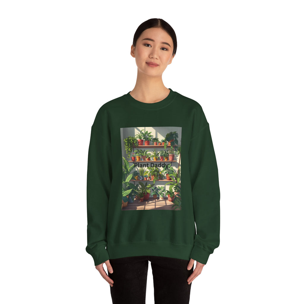 Plant Daddy Sweatshirt, Unisex Gardening Crewneck, Perfect Gift for Plant Lovers, Cozy Indoor Wear, Houseplant Enthusiast Apparel