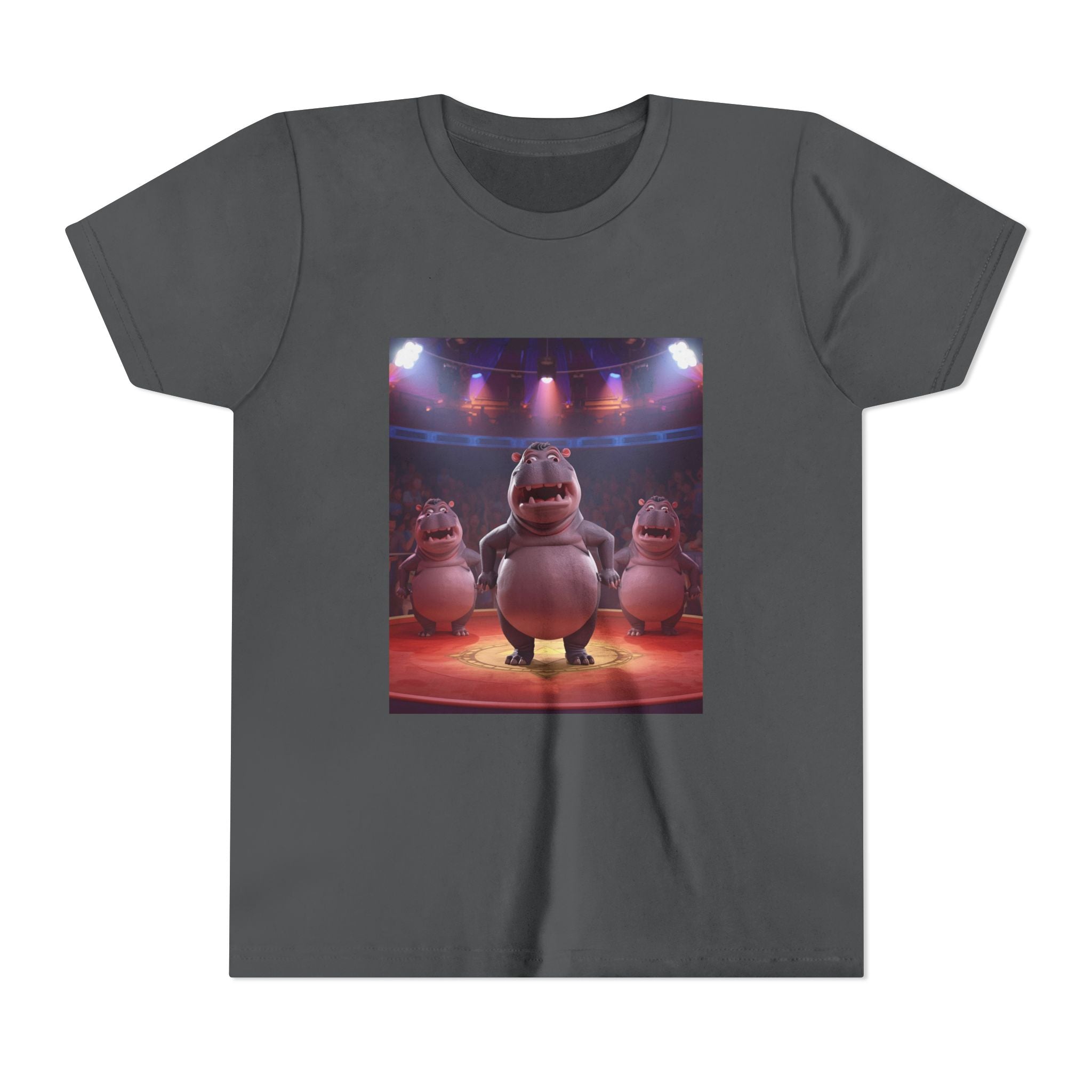 Hippo Funny Youth Short Sleeve Tee