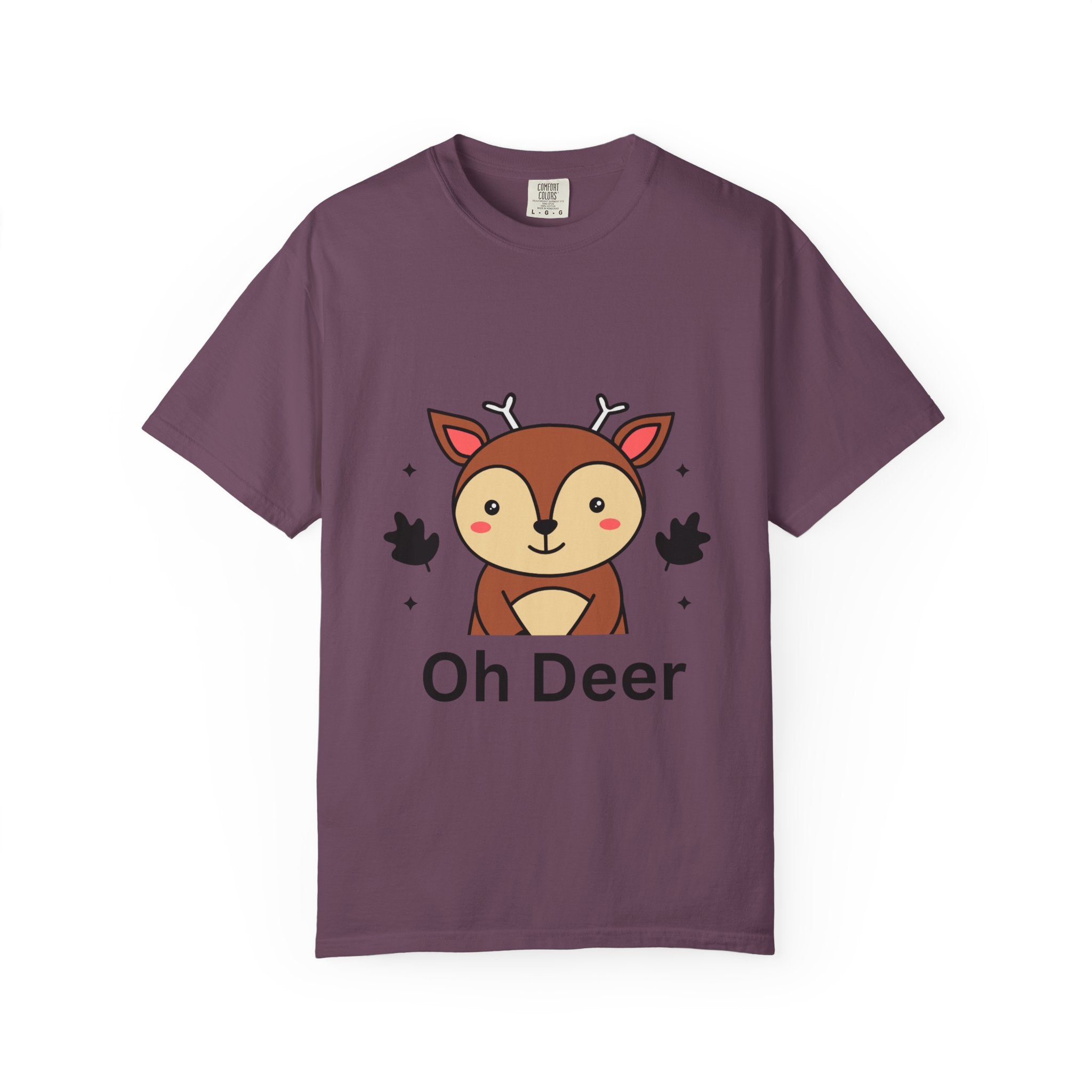Cute Animal Graphic T-Shirt, Oh Deer Tee, Gift for Animal Lovers, Funny Shirt for Family, Casual Wear, Unisex Fashion