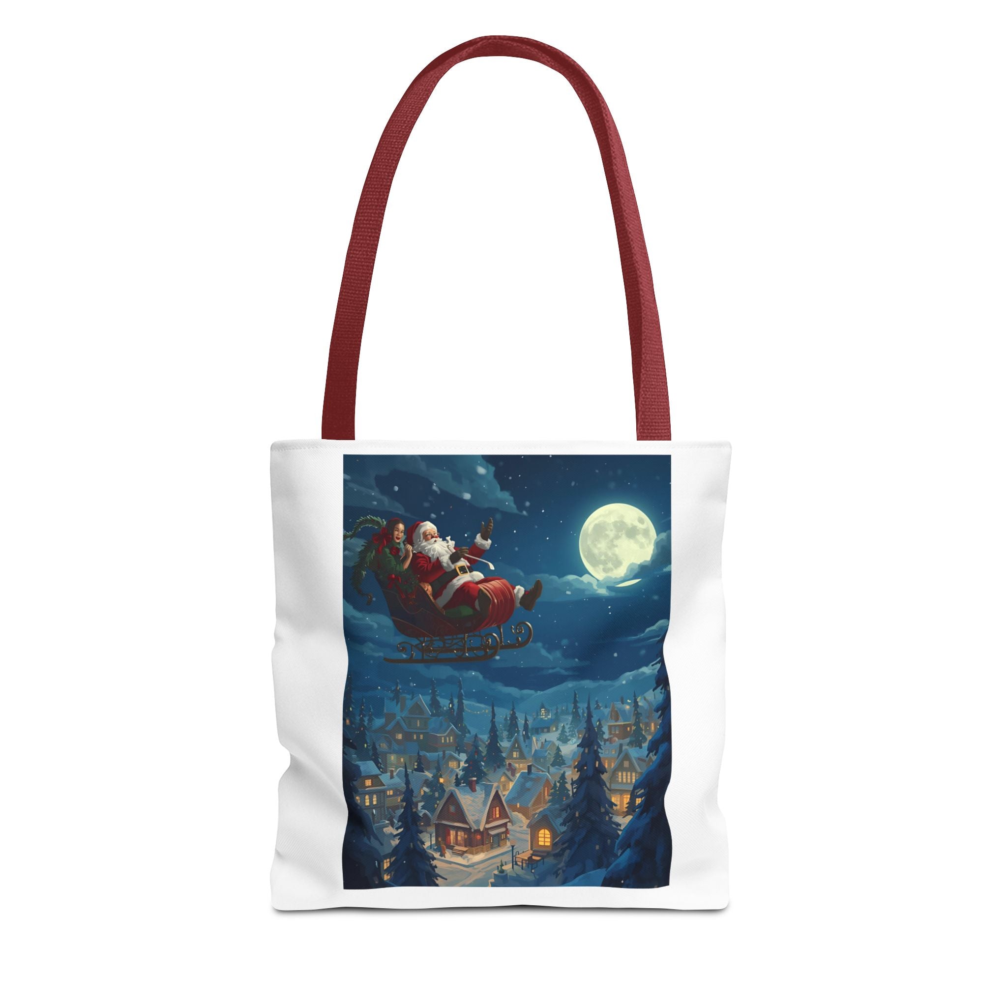 Christmas Santa Sleigh Tote Bag (AOP)
