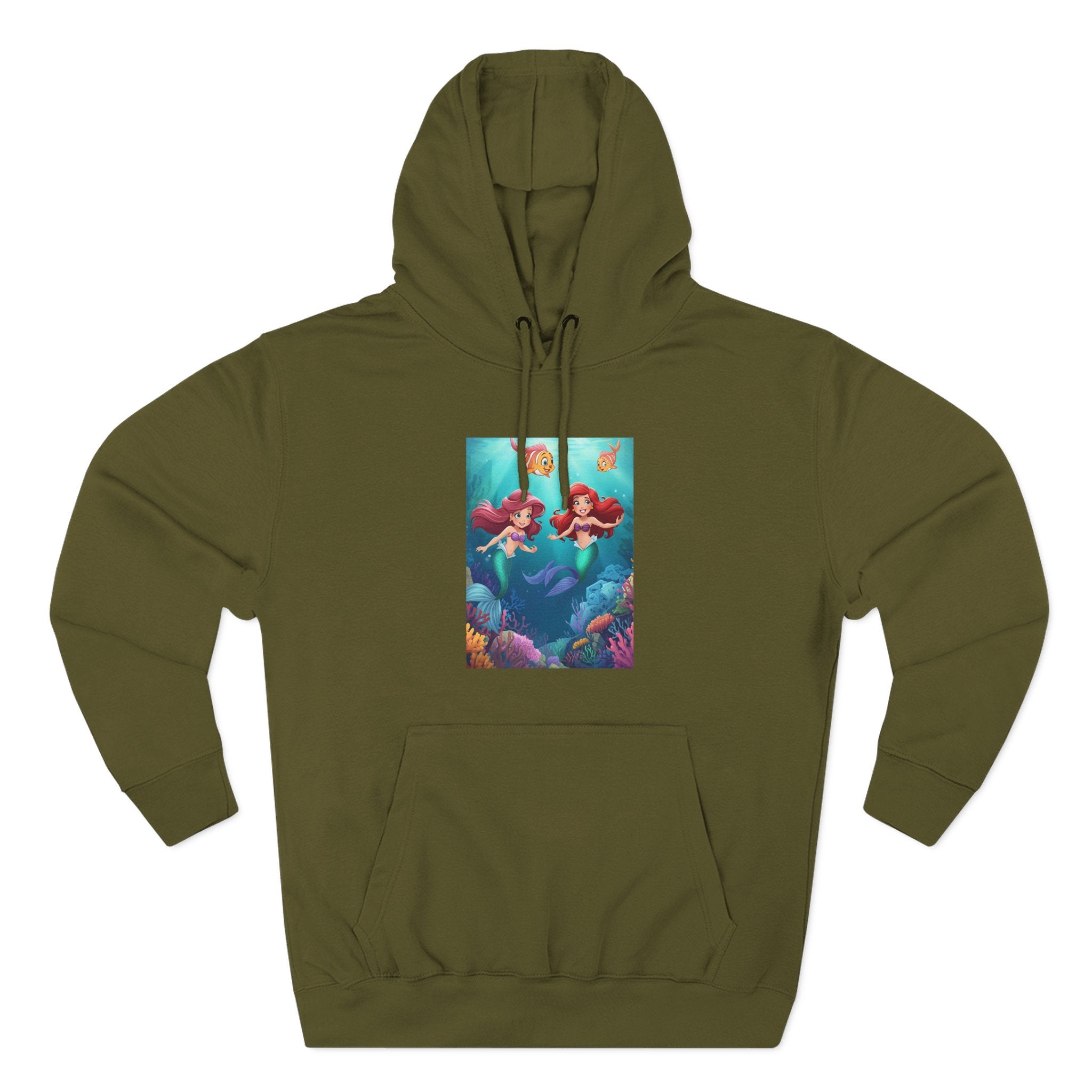Mermaid Three-Panel Fleece Hoodie