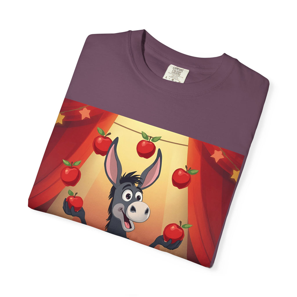 Donkey Cartoon T-Shirt for Fun Lovers, Perfect for Gifts, Casual Wear, Birthday Parties, Animal Theme, Unique Style