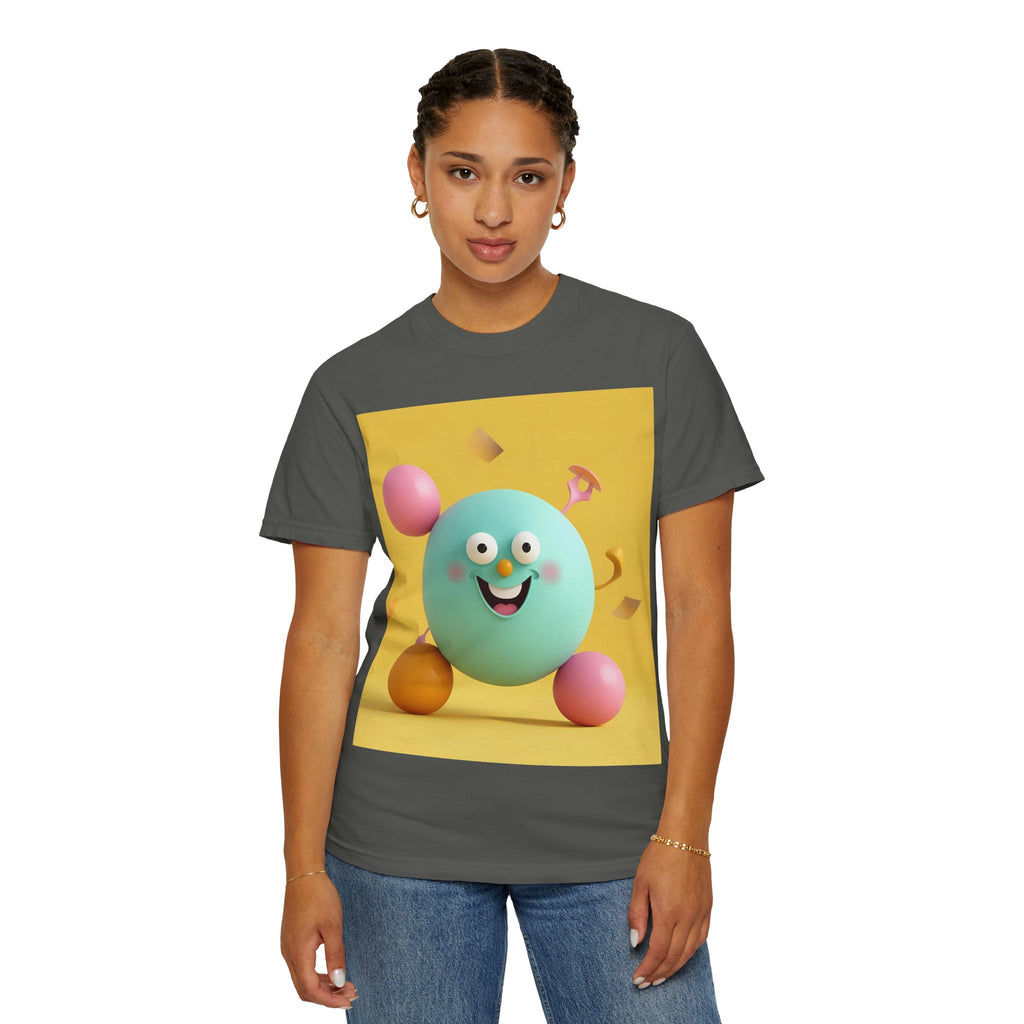 Playful Colorful Cartoon T-Shirt for Fun-Loving Souls, Graphic Tee, Gift for Kids & Adults, Birthday Party Outfit, Casual Wear, Housewarming Gift