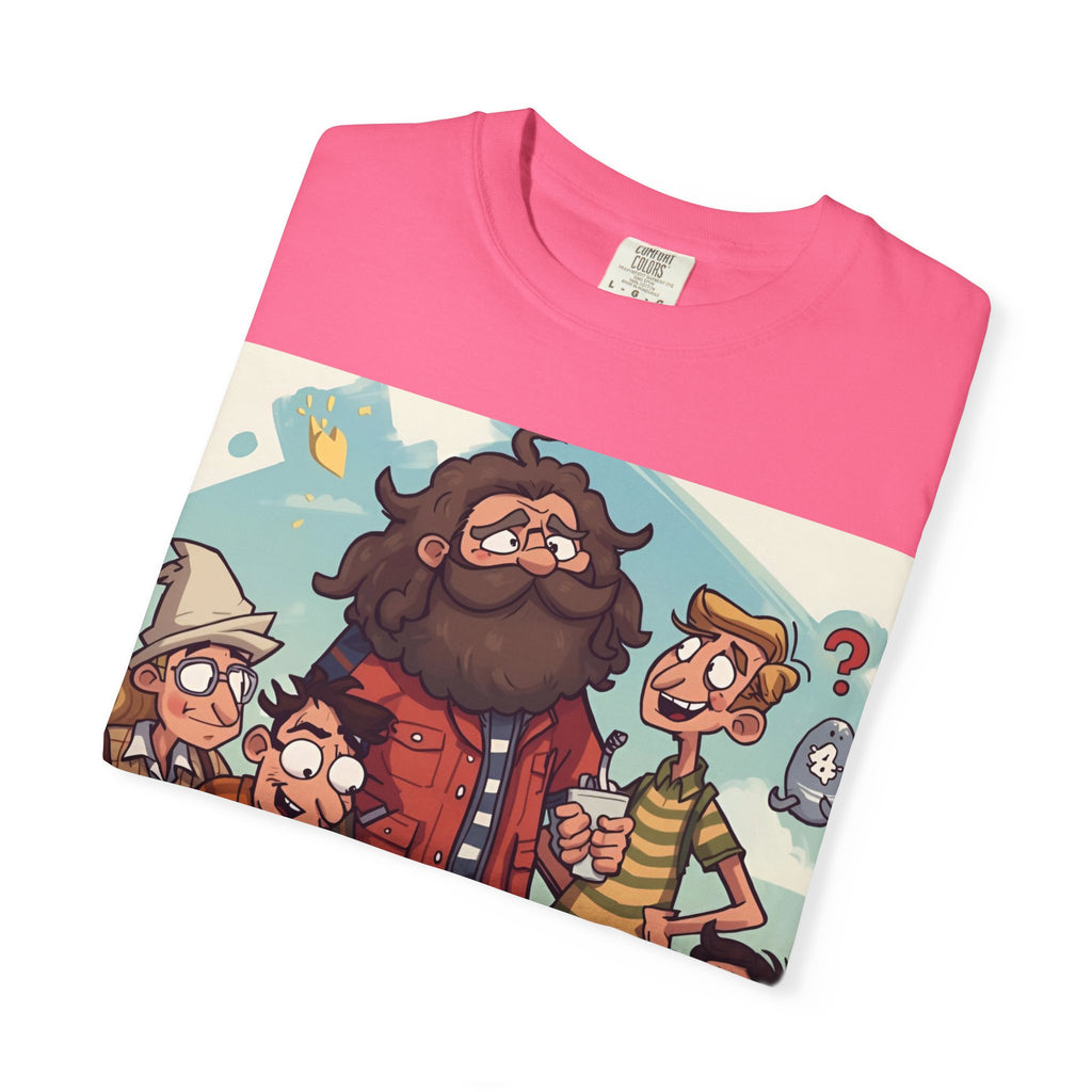Charming Cartoon Graphic Tee, Fun Unisex T-shirt for Casual Wear, Unique Gift Ideas for Holidays, Family Gatherings, Cartoon Lovers, [...]