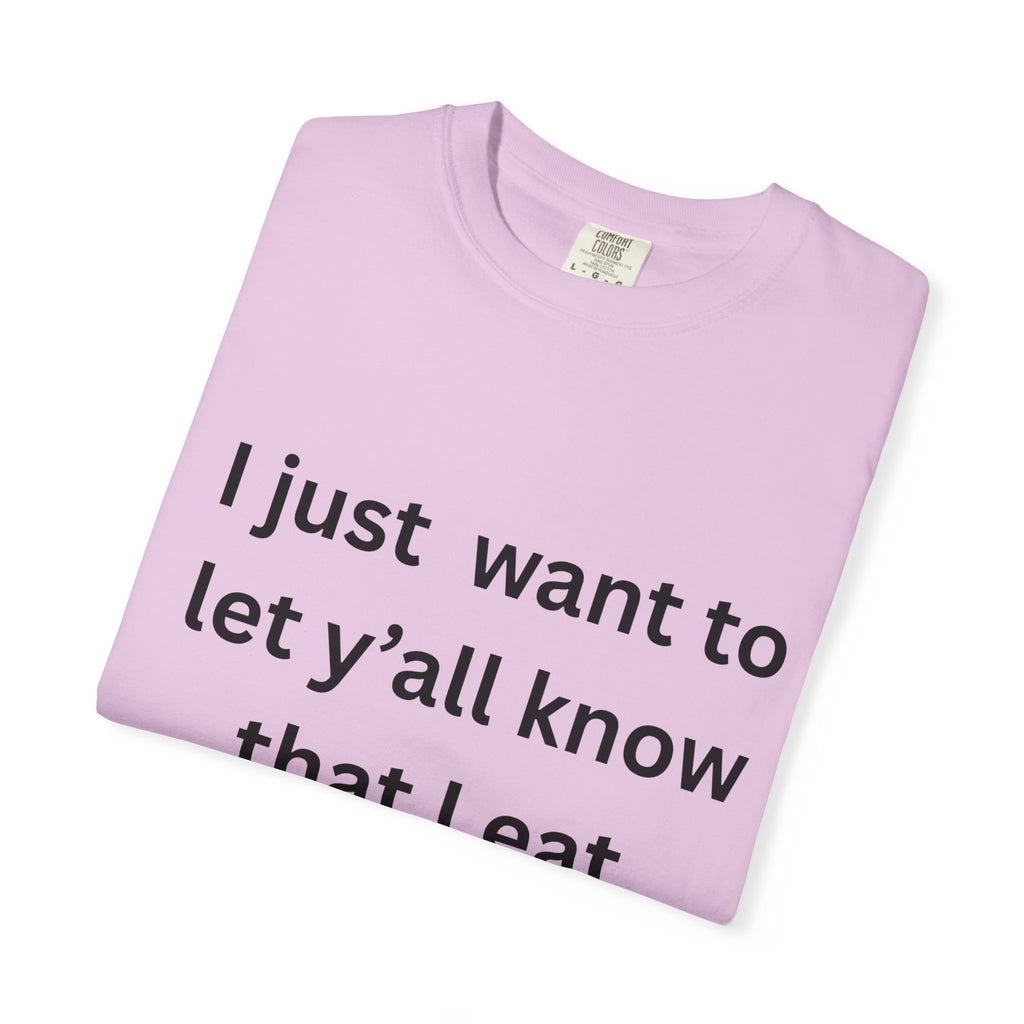 I Eat Candy Corn Unisex Garment-Dyed T-shirt