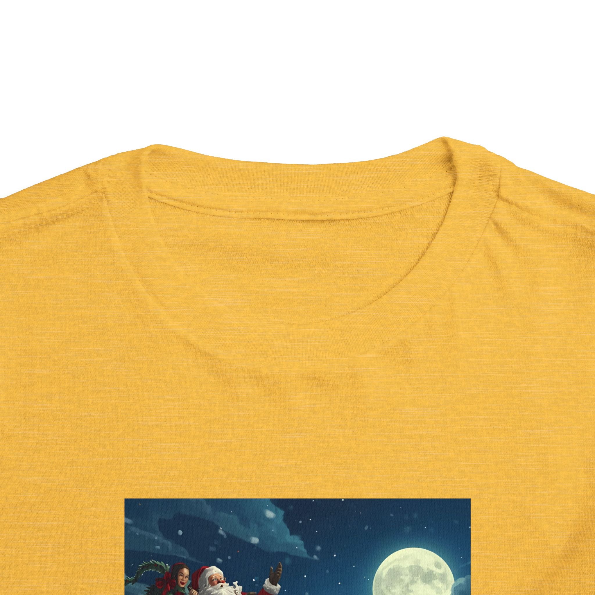 Christmas Santa Sleigh Toddler Short Sleeve Tee