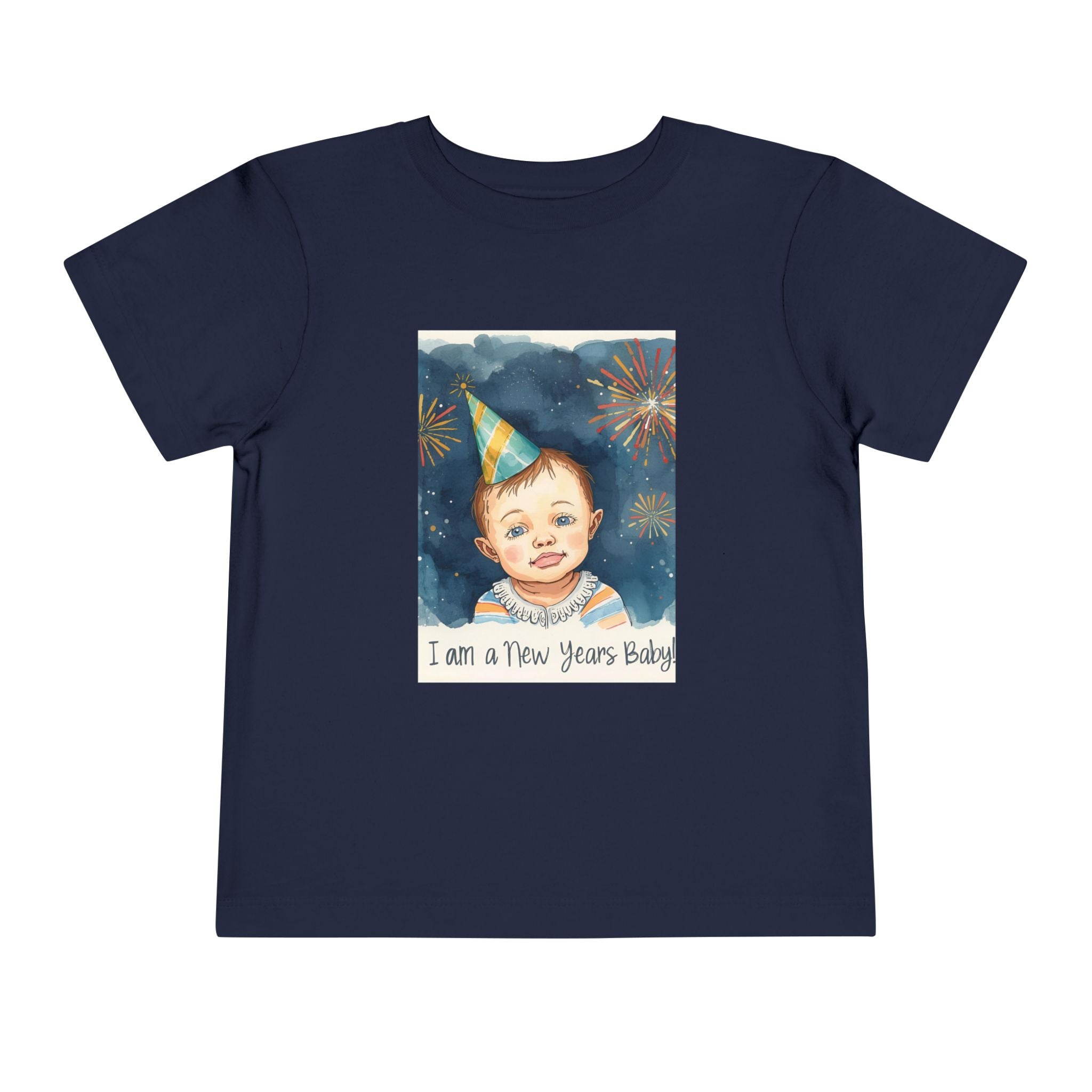 I Am A New Years Baby Toddler Short Sleeve Tee