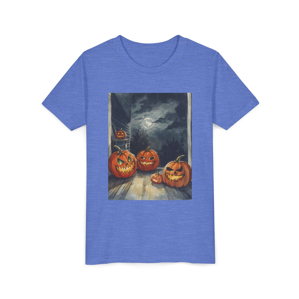Halloween Pumpkin Spooky Youth Short Sleeve Tee