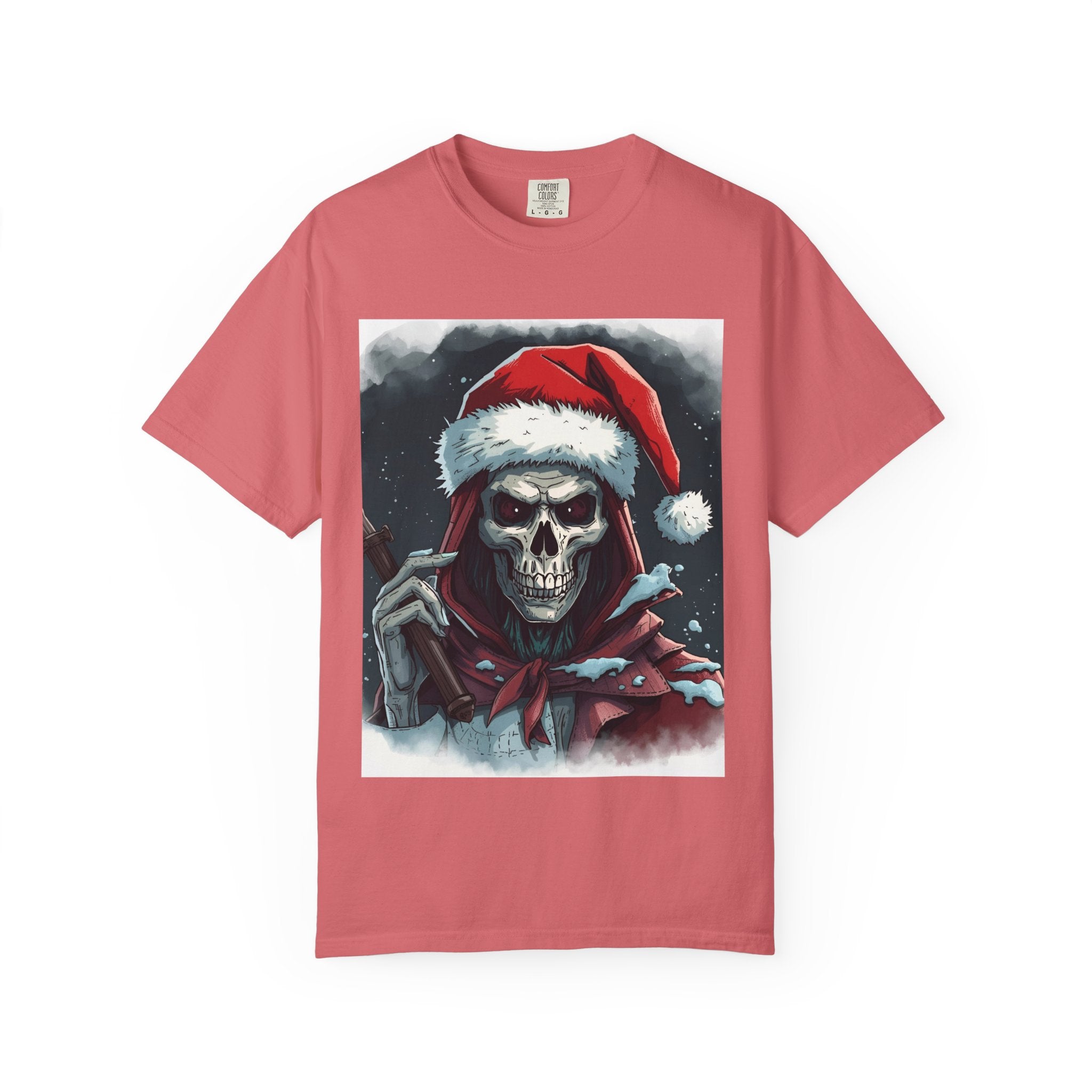 Christmas Skeleton T-Shirt, Unisex Holiday Tee, Funny Graphic Shirt, Unique Gift, Halloween & Christmas Apparel
