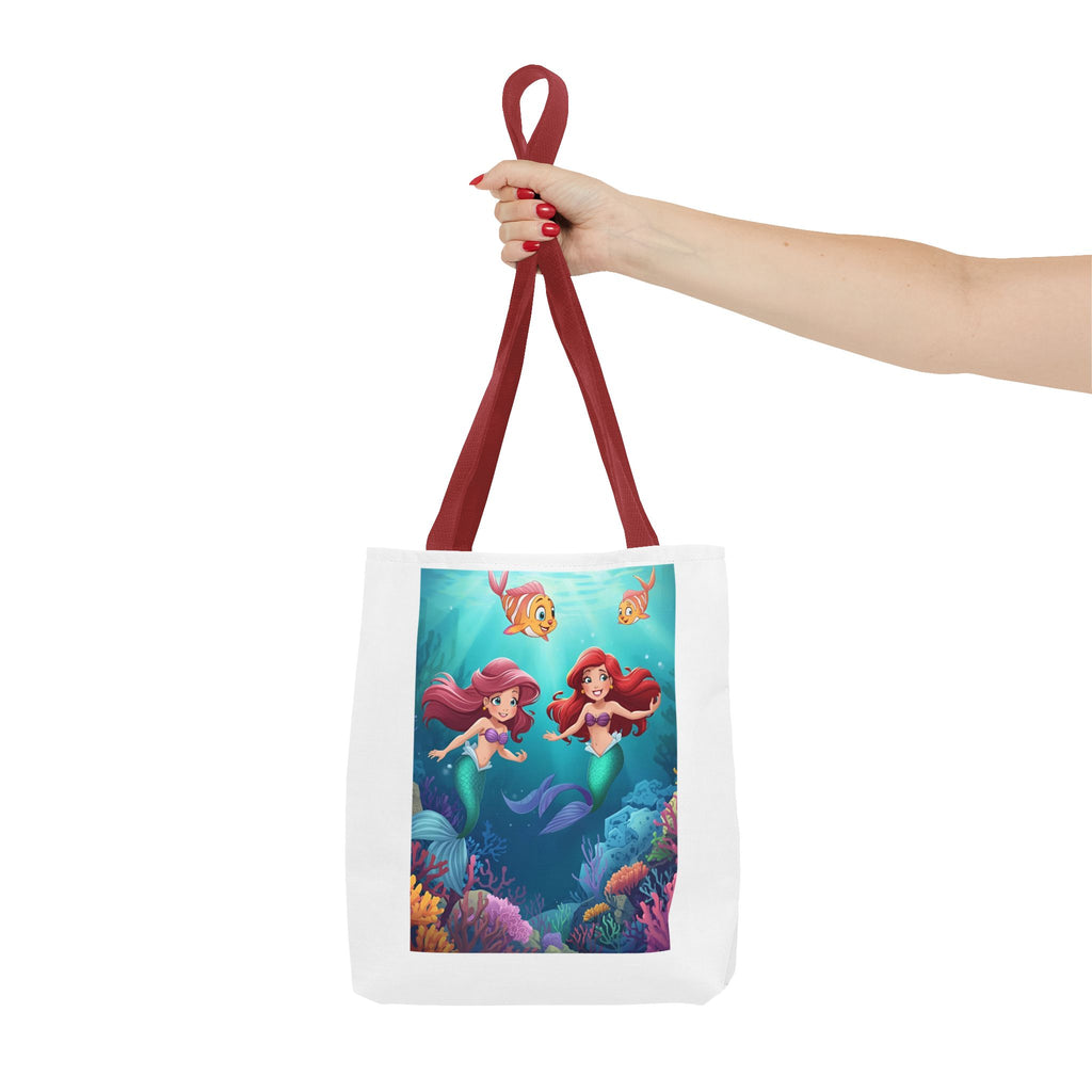 Whimsical Mermaid Tote Bag, Ocean Adventure, Beach Day Essential, Gift for Sea Lovers, Cute Shopping Bag, Summer Vibes