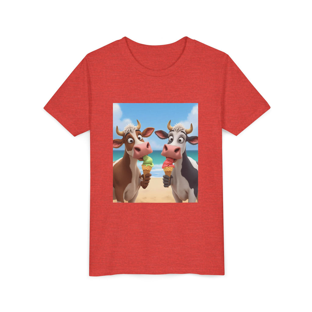 Beachy Cow Youth Short Sleeve Tee