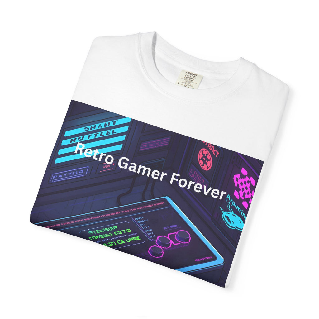 Retro Game Controller Unisex Garment-Dyed T-shirt