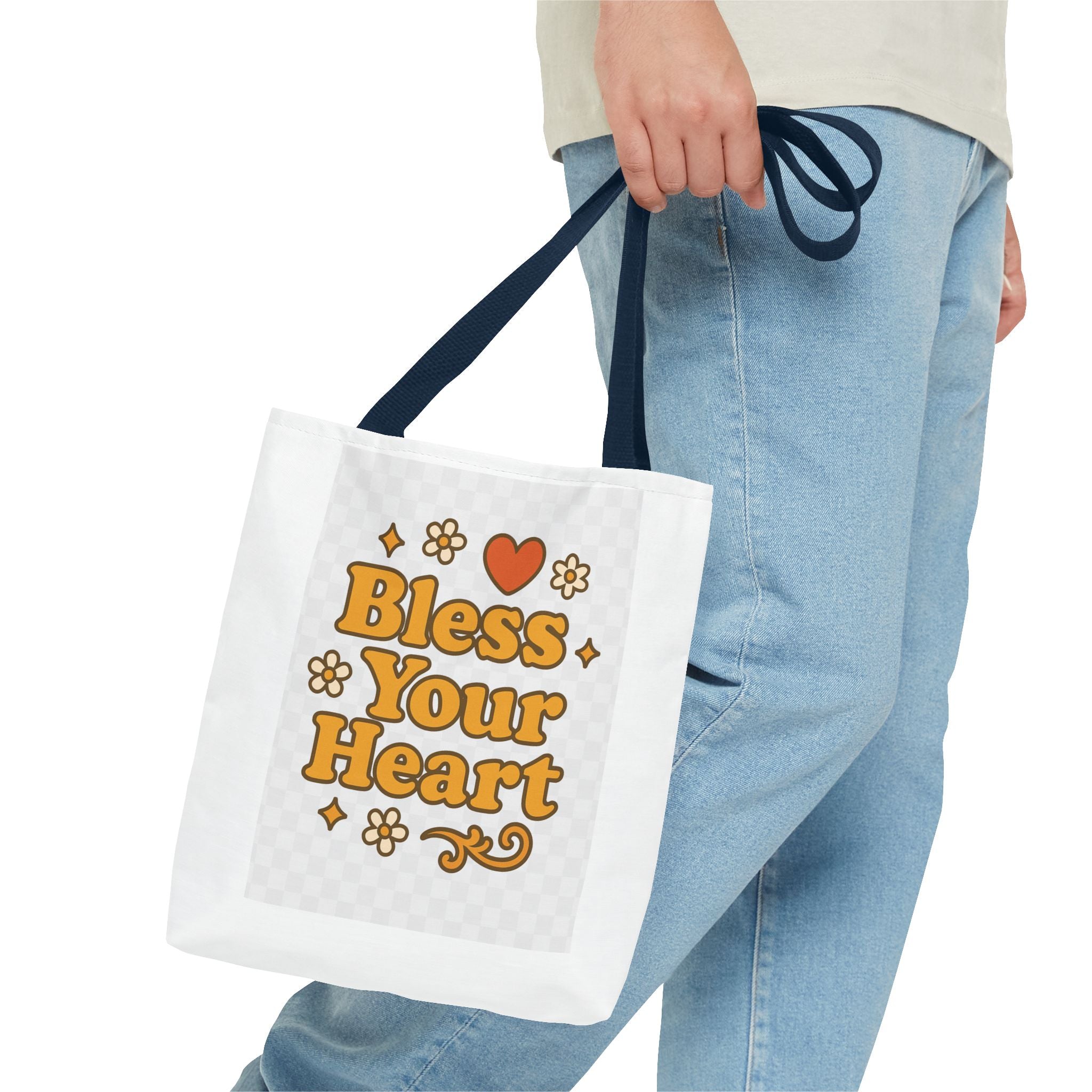 Bless Your Heart Tote Bag - Stylish and Cheerful Everyday Carryall