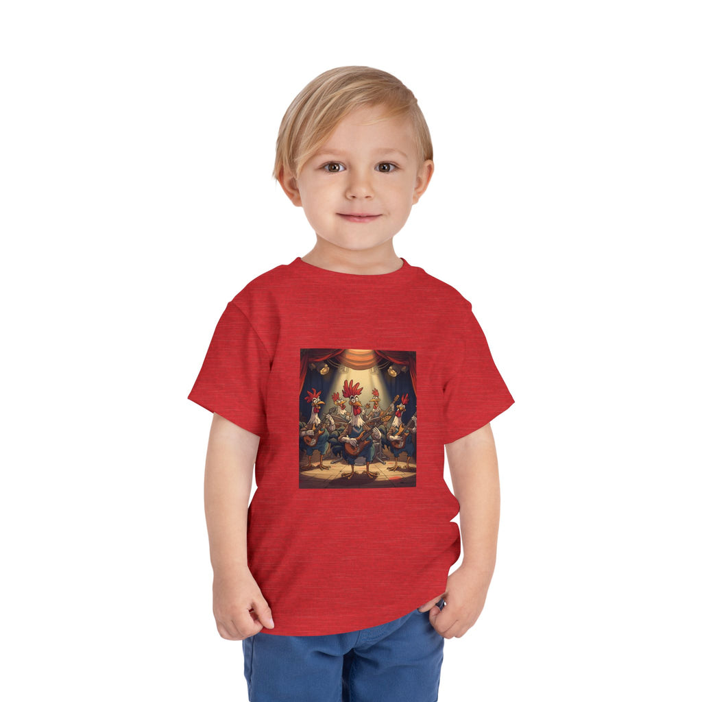 Chicken Funny Toddler Short Sleeve Tee