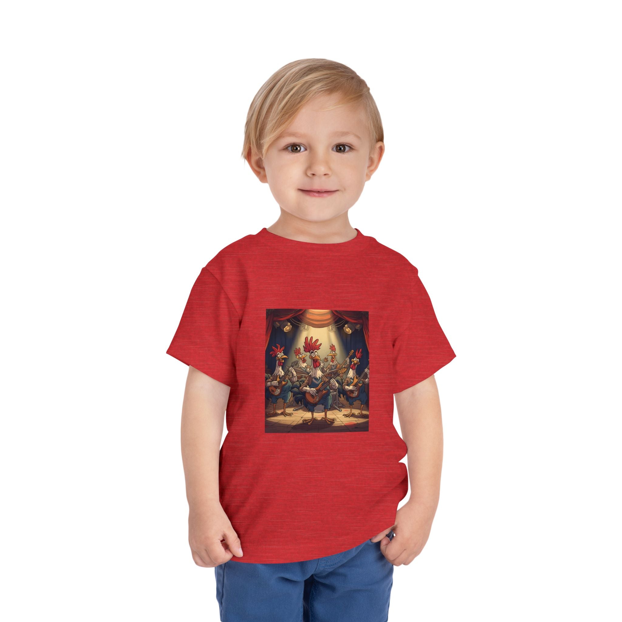 Chicken Funny Toddler Short Sleeve Tee