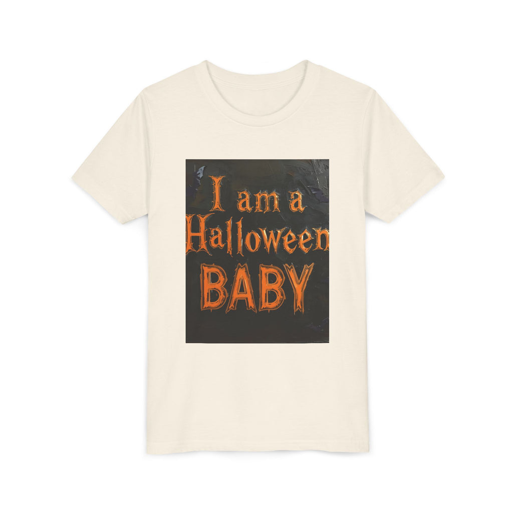 I Am A Halloween Baby Youth Short Sleeve Tee