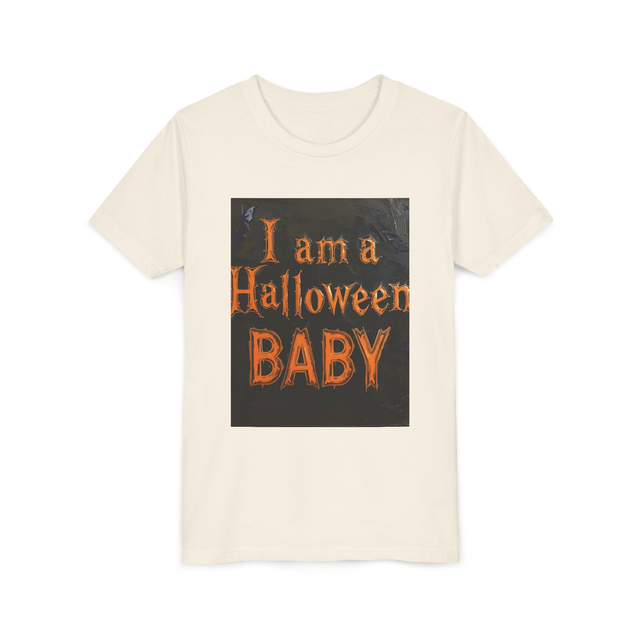 I Am A Halloween Baby Youth Short Sleeve Tee