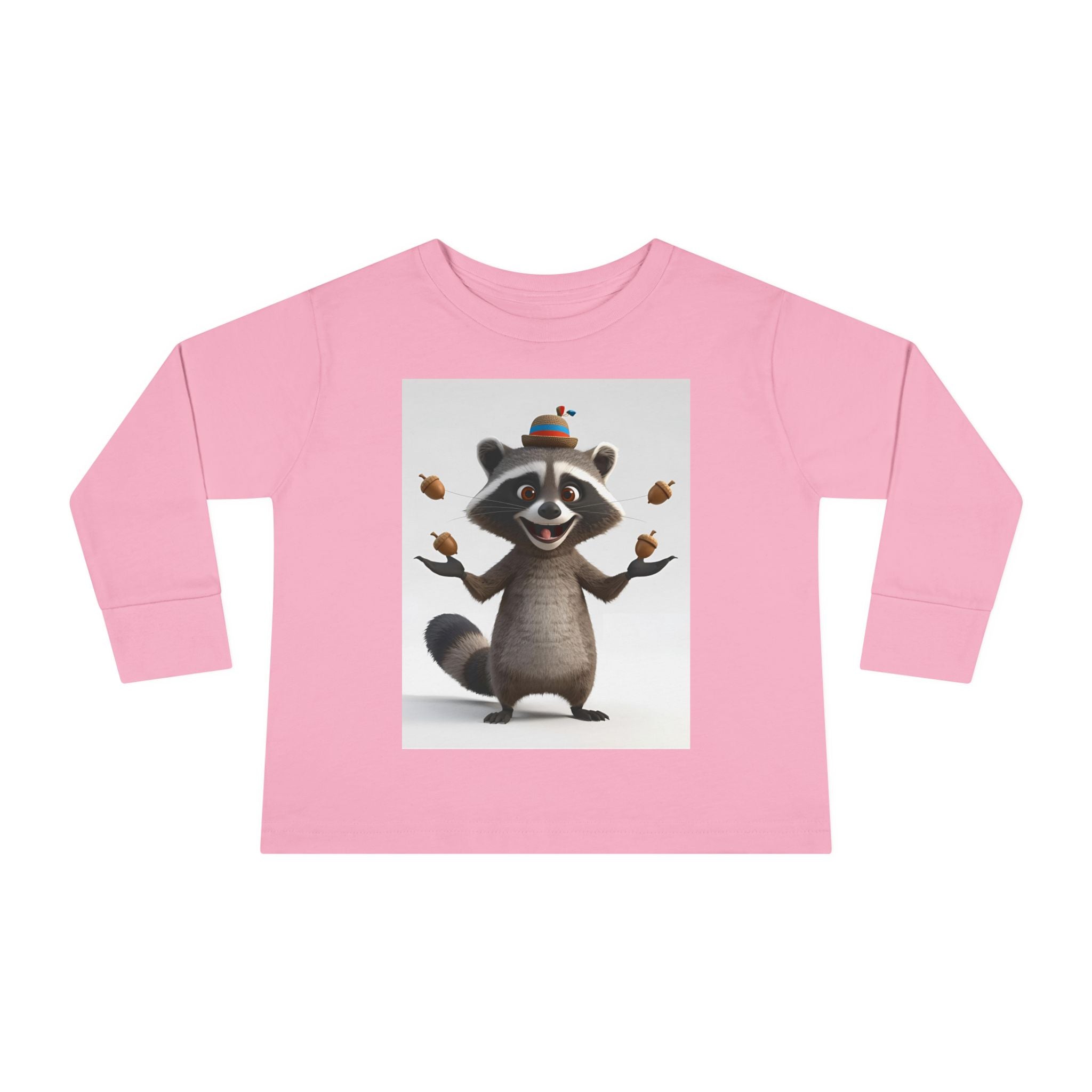 Raccoon Toddler Long Sleeve Tee