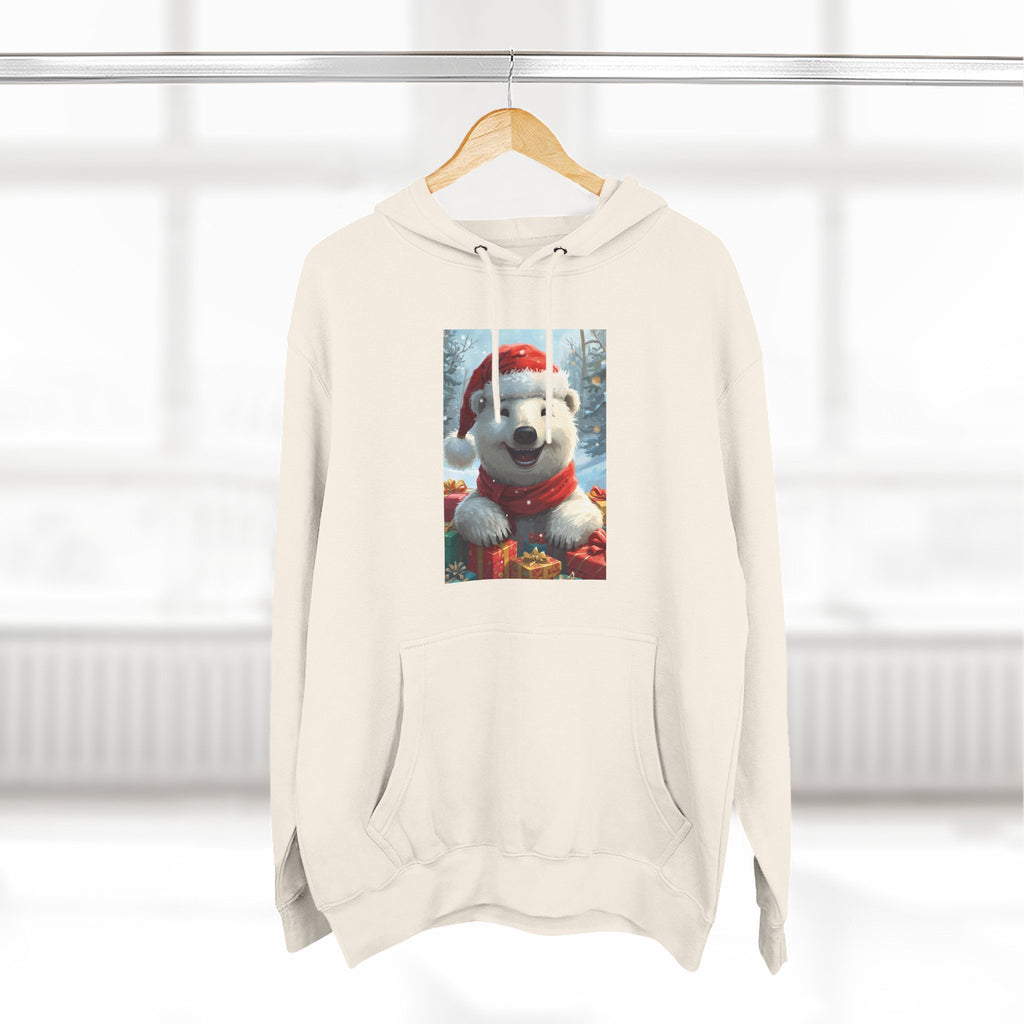 Cozy Winter Hoodie, Festive Fleece Sweatshirt with Cute Holiday Design, Perfect for Christmas Gifts, Casual Winter Wear, Dog Lover Apparel