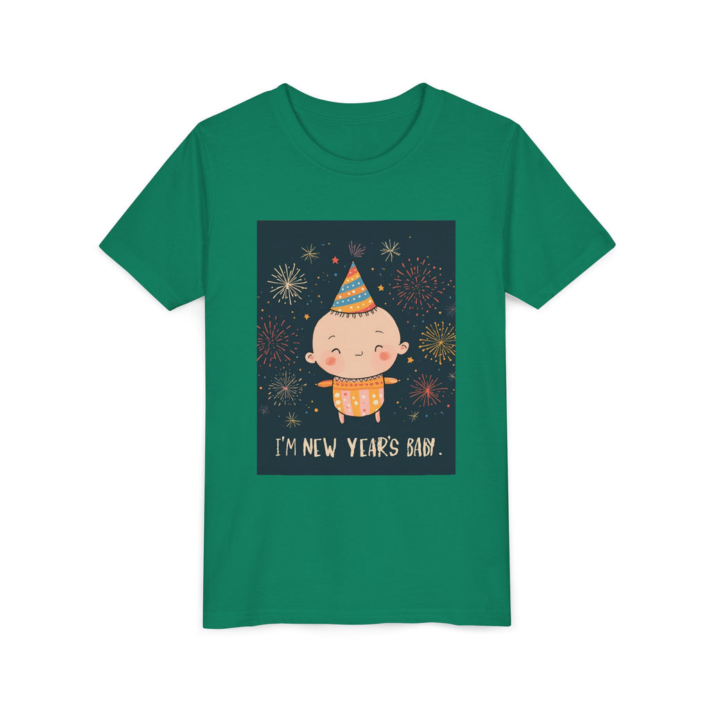 I Am A New Years Baby Youth Short Sleeve Tee