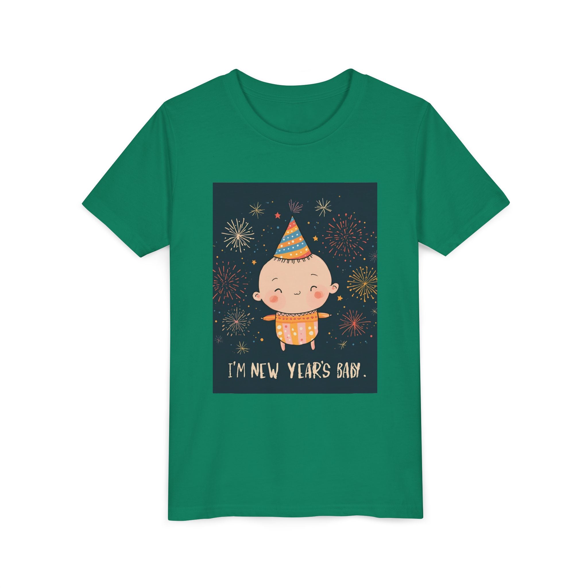 I Am A New Years Baby Youth Short Sleeve Tee