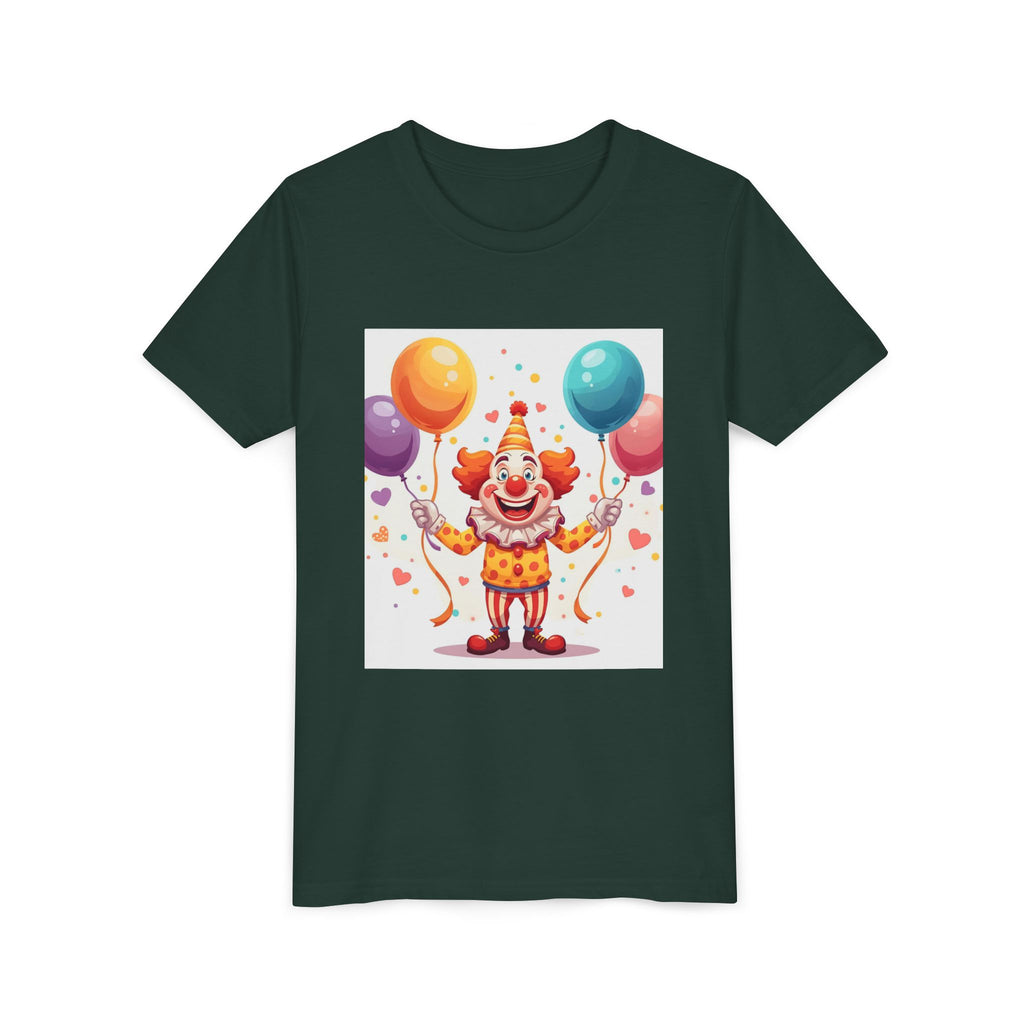 Funny Clown Youth Short Sleeve Tee