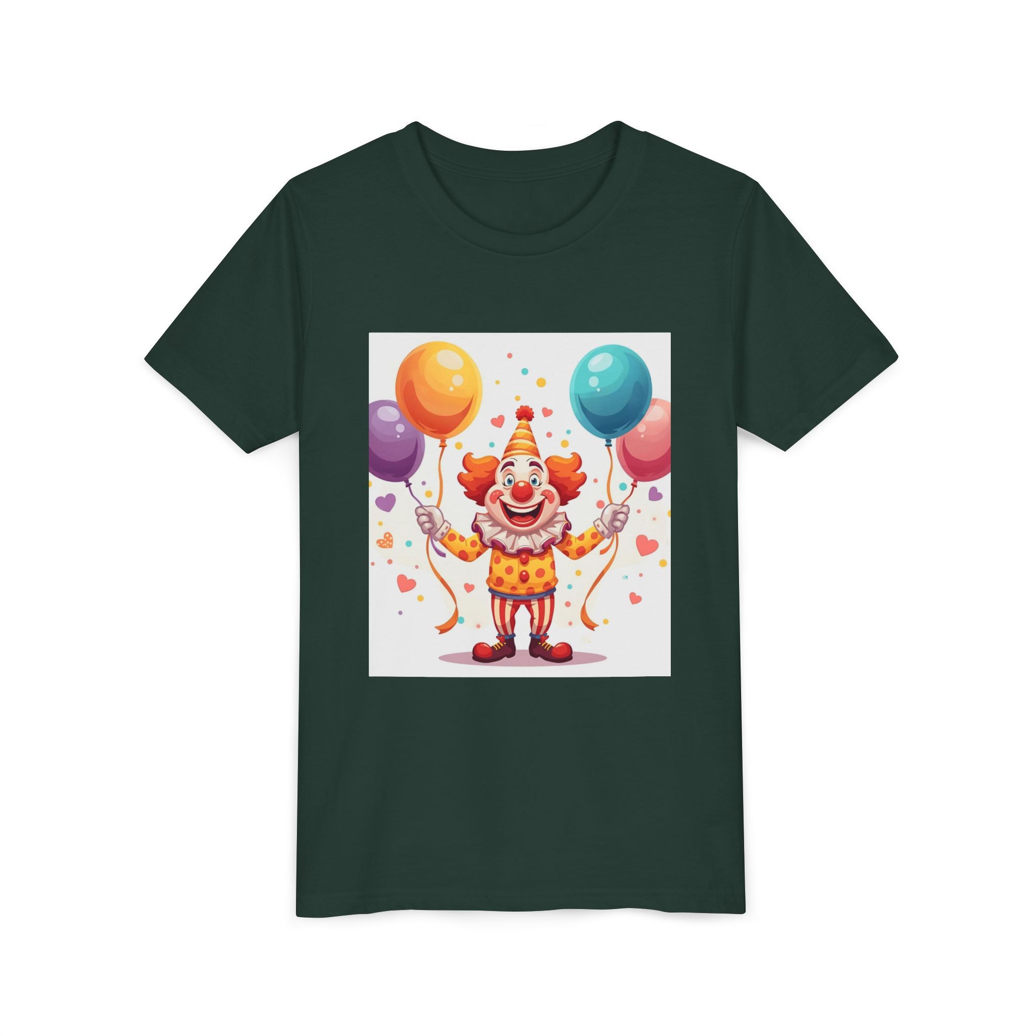 Funny Clown Youth Short Sleeve Tee