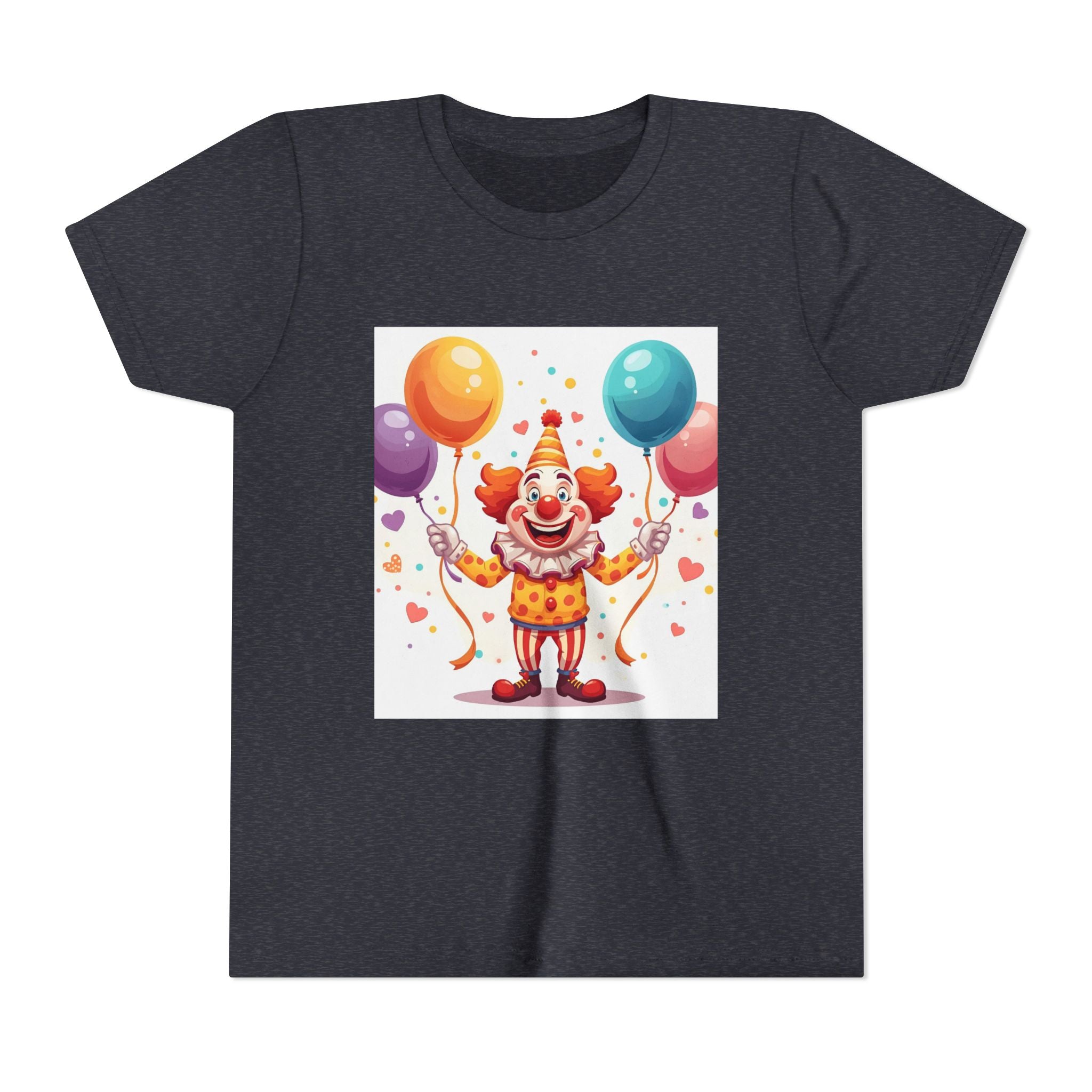 Funny Clown Youth Short Sleeve Tee