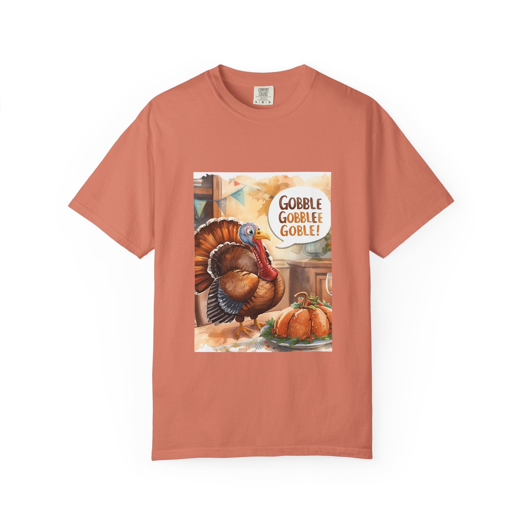 Thanksgiving Turkey T-Shirt | Gobble Gobble Graphic Tee | Fall Apparel, Holiday Gift, Casual Wear, Unisex Style, Autumn Collection