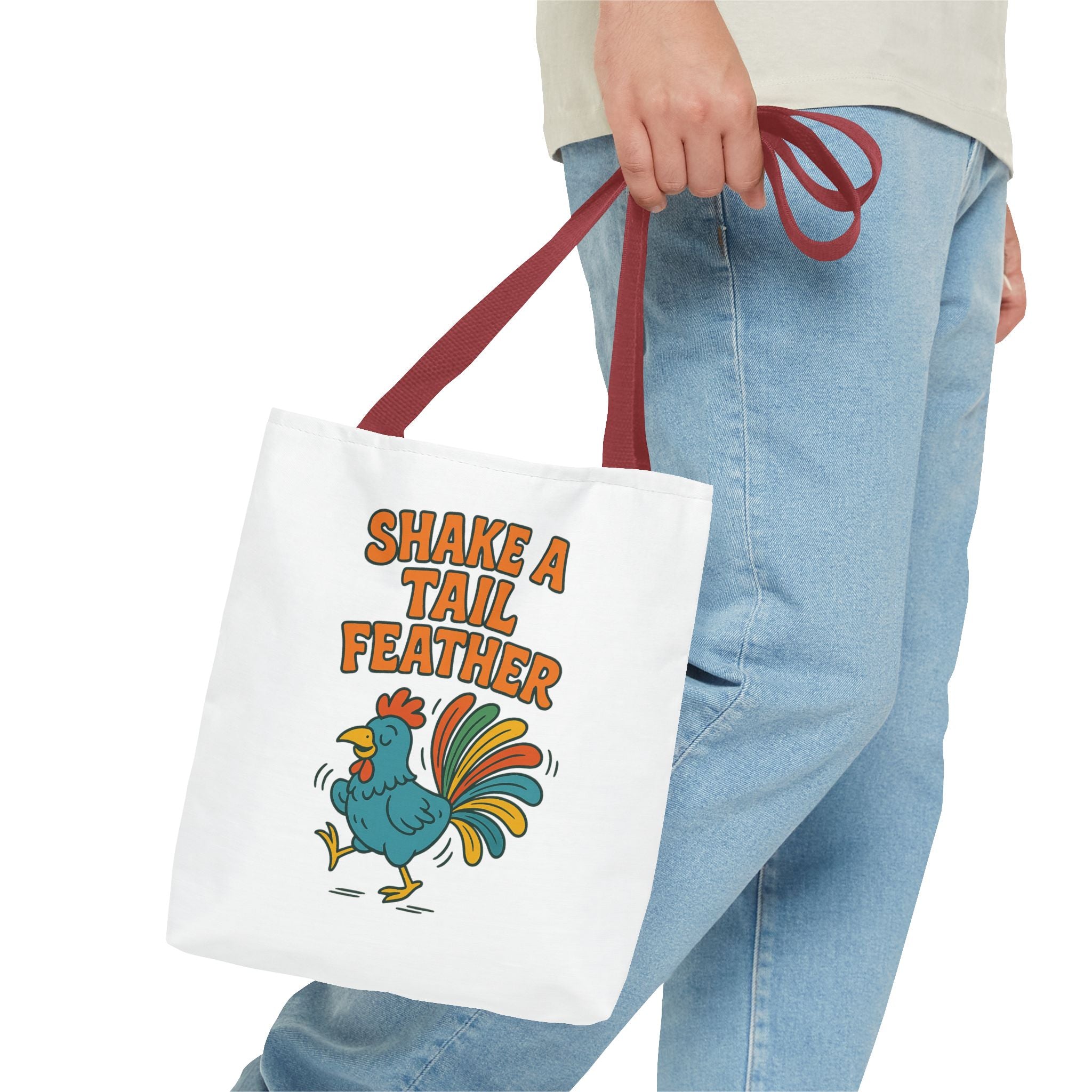Shake A Tail Feather Funny Chicken Tote