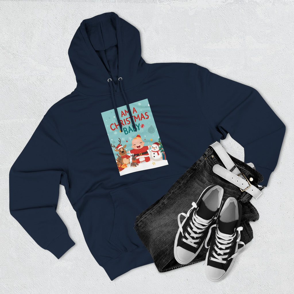 Chrstmas Three-Panel Fleece Hoodie