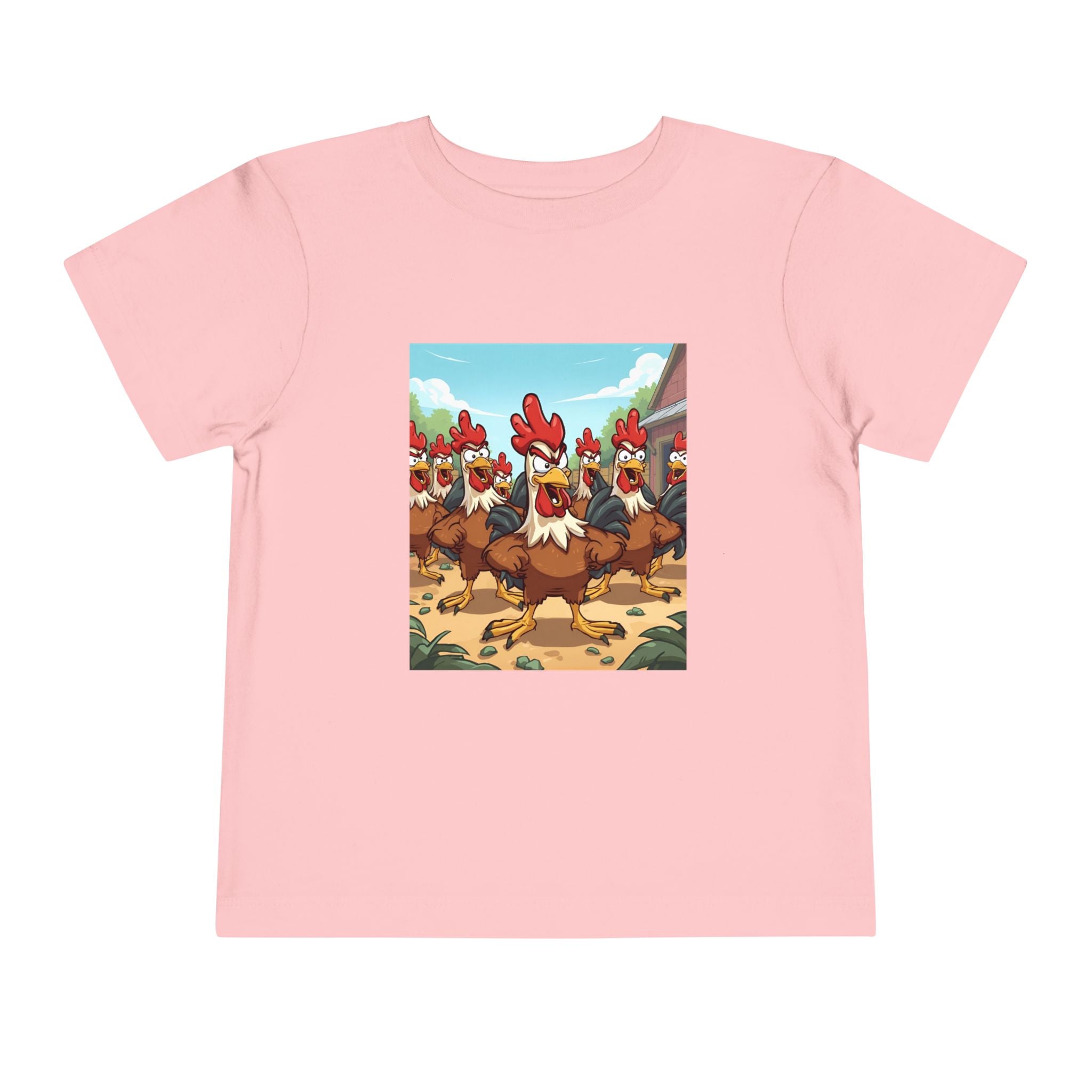 Chicken Funny Toddler Short Sleeve Tee