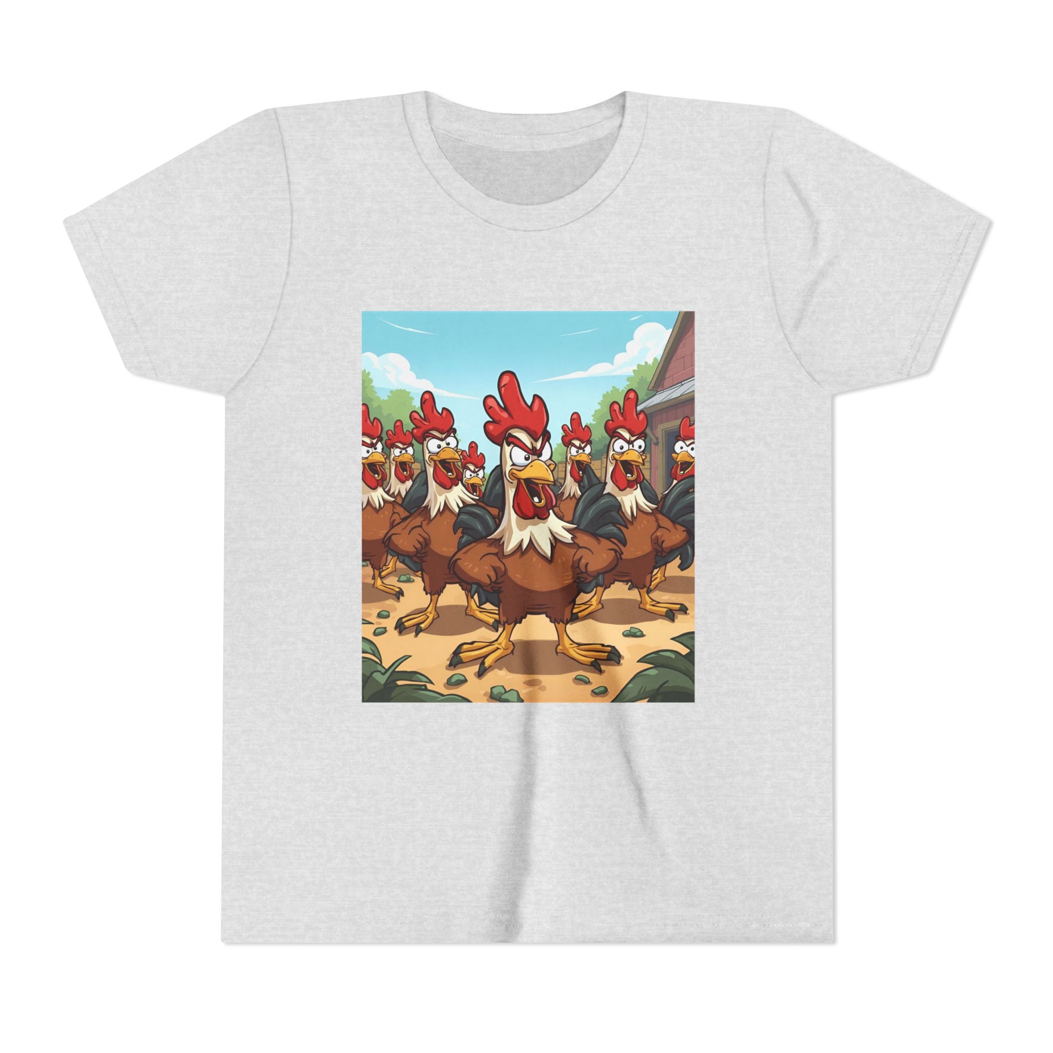 Chicken Funny Youth Short Sleeve Tee
