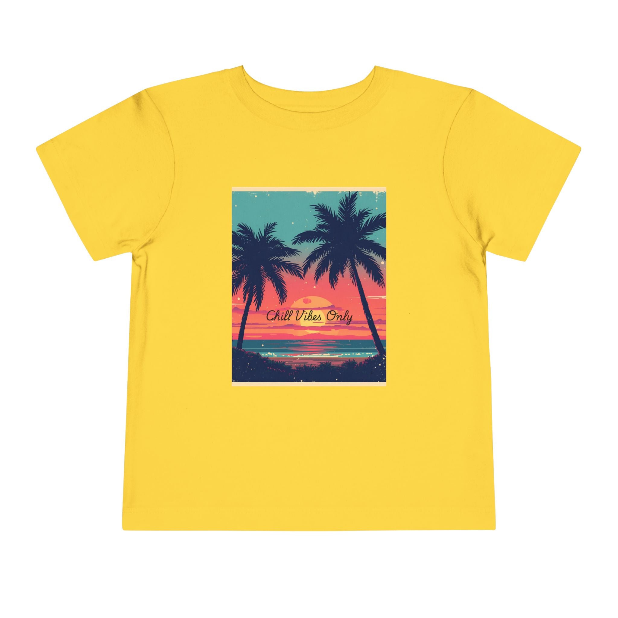 Tropical Sunset Toddler Short Sleeve Tee