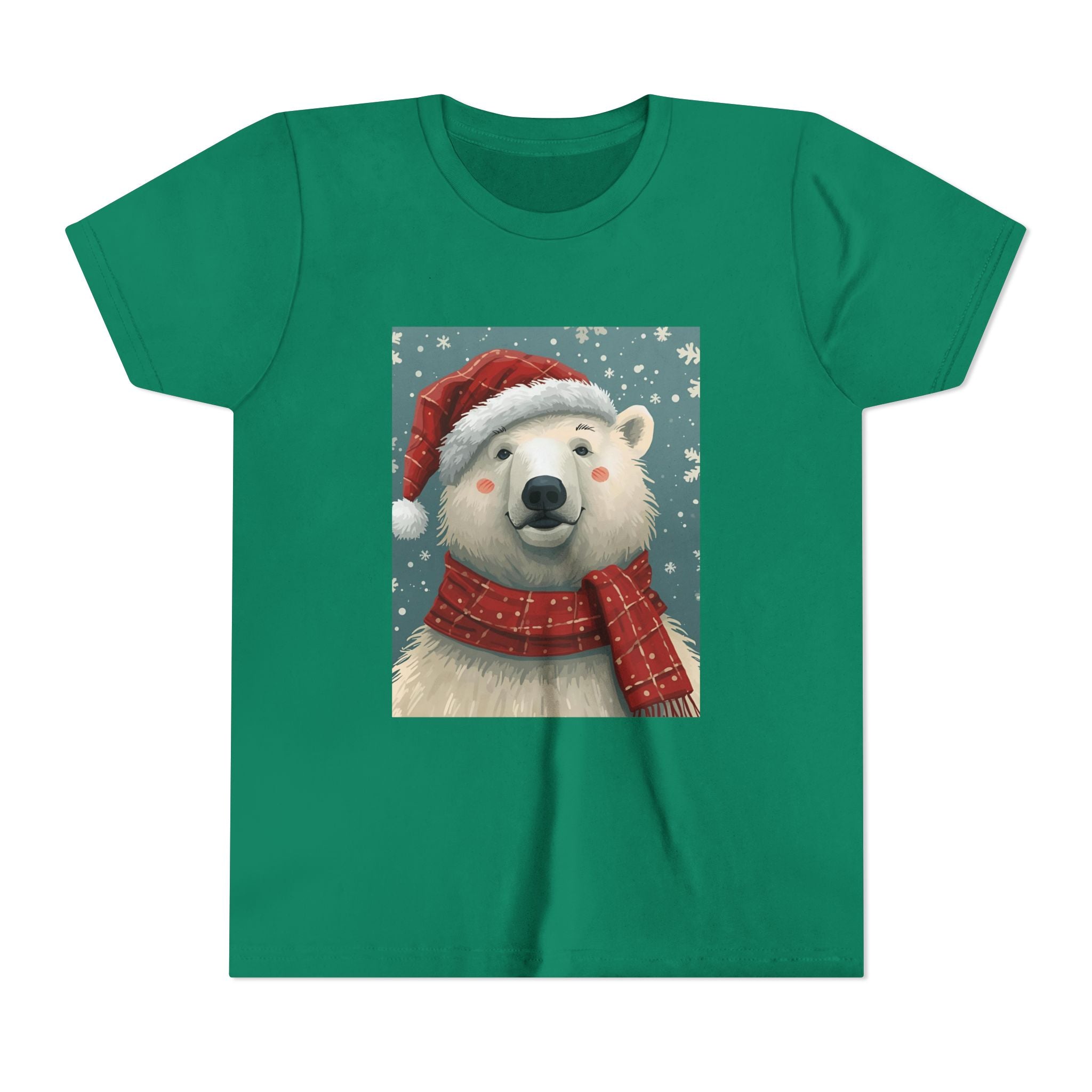Christmas Bear Youth Short Sleeve Tee